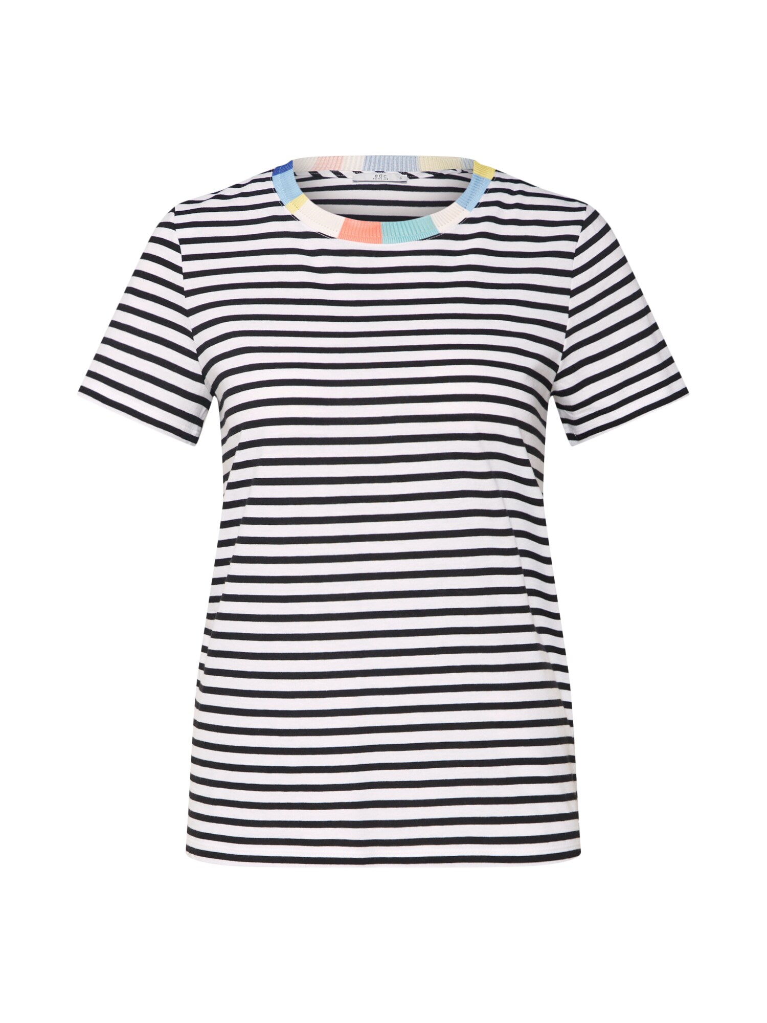 Edc By Esprit Dames Shirt Zwart Wit edc by esprit kopen in de aanbieding