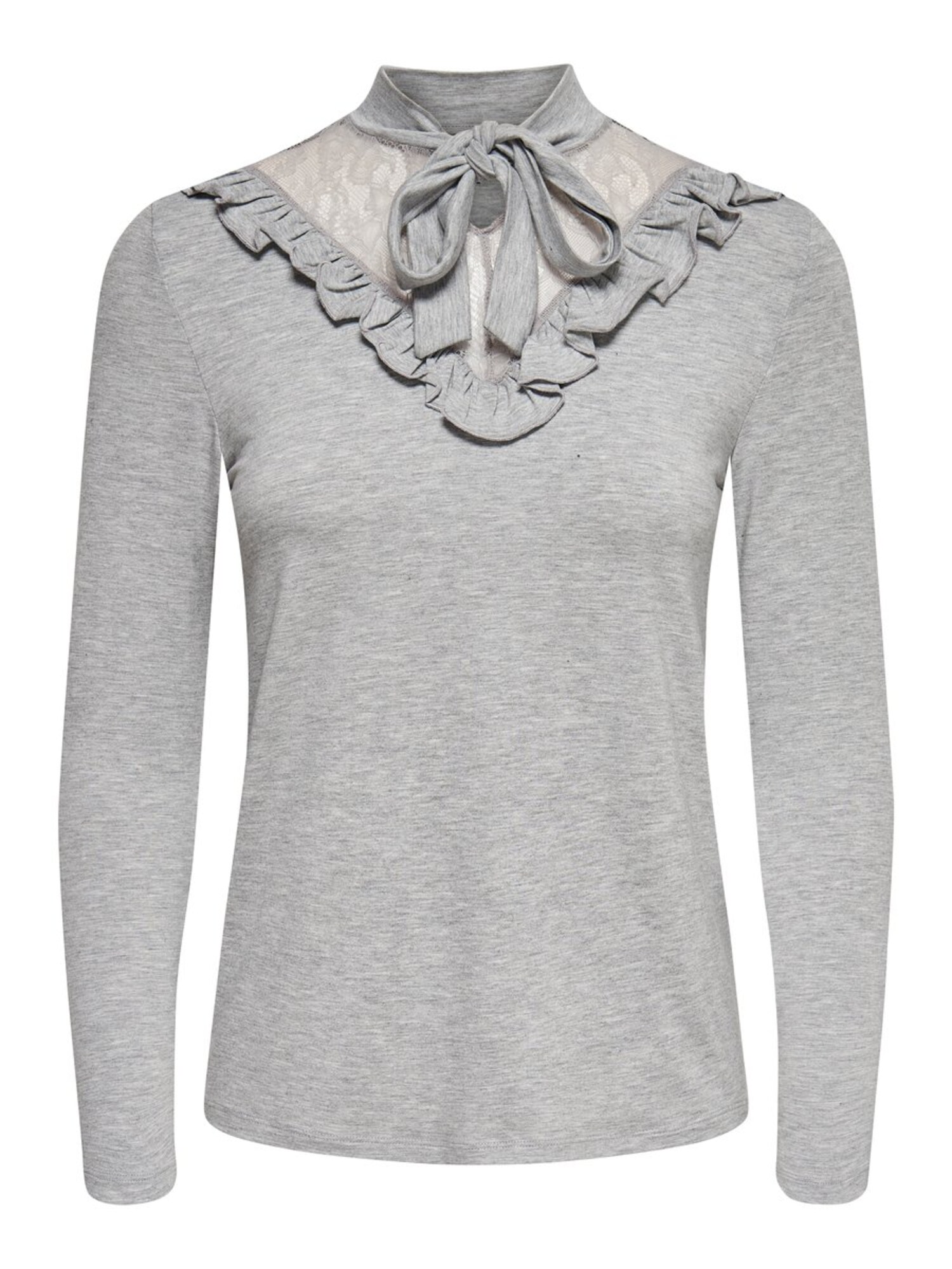 Only Dames Trui Onlmojo Ls Mix Top Jrs Grijs only kopen in de aanbieding