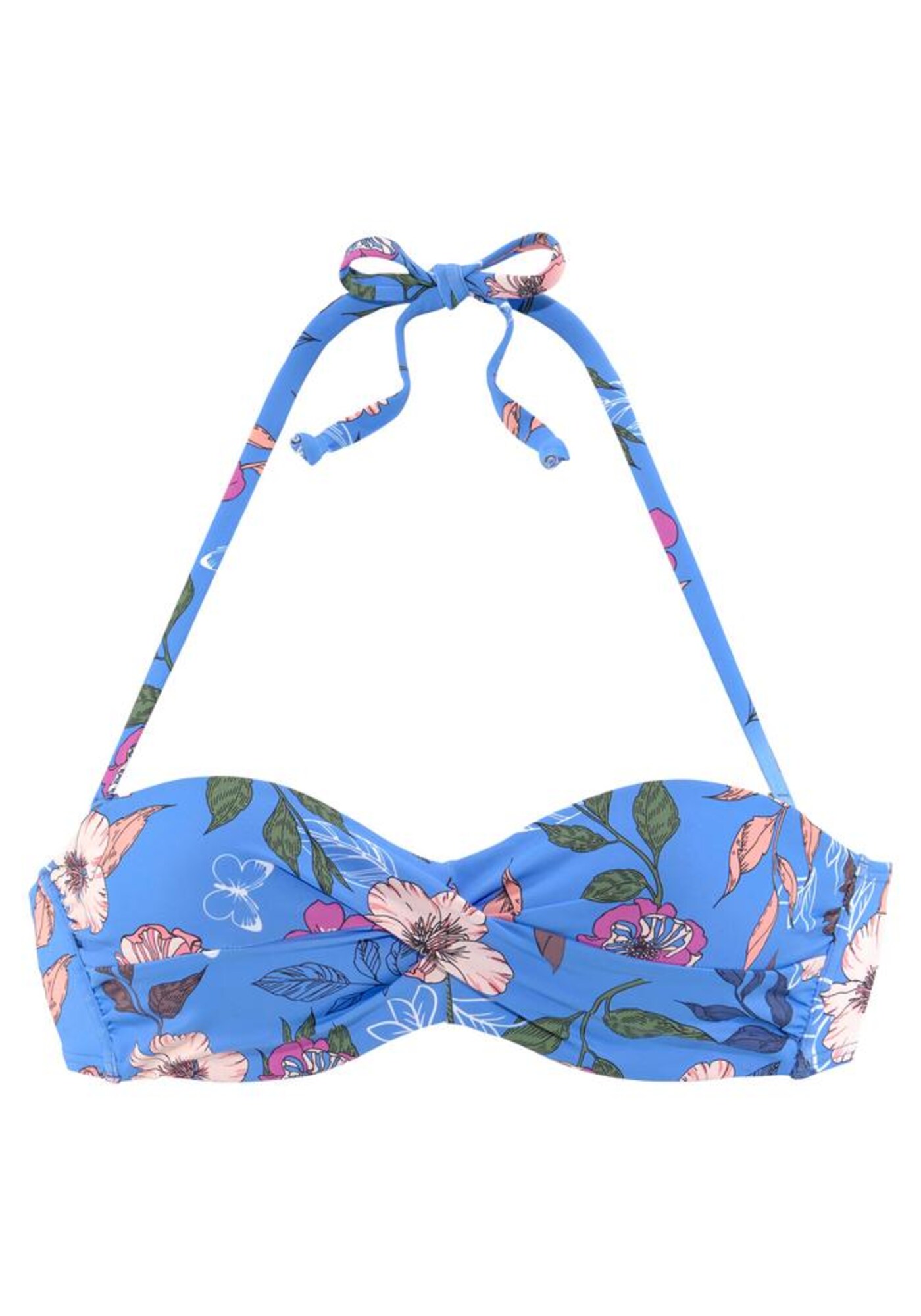 s.Oliver Bikini felső  bézs / kék / sötétzöld / narancs / rózsaszín akciós termékkép 1