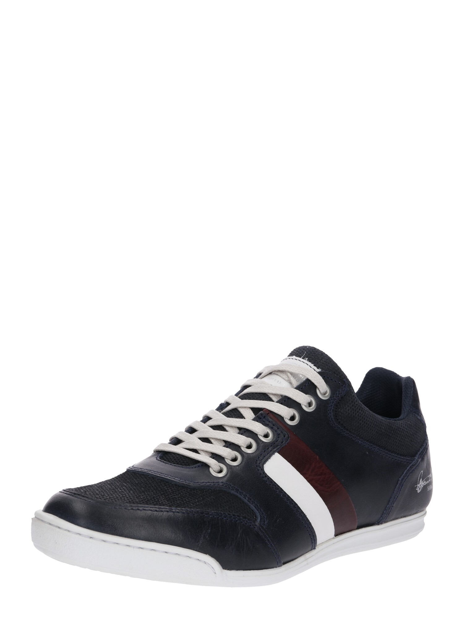 Bullboxer Heren Sneakers Laag Zwart Wit bullboxer kopen in de aanbieding