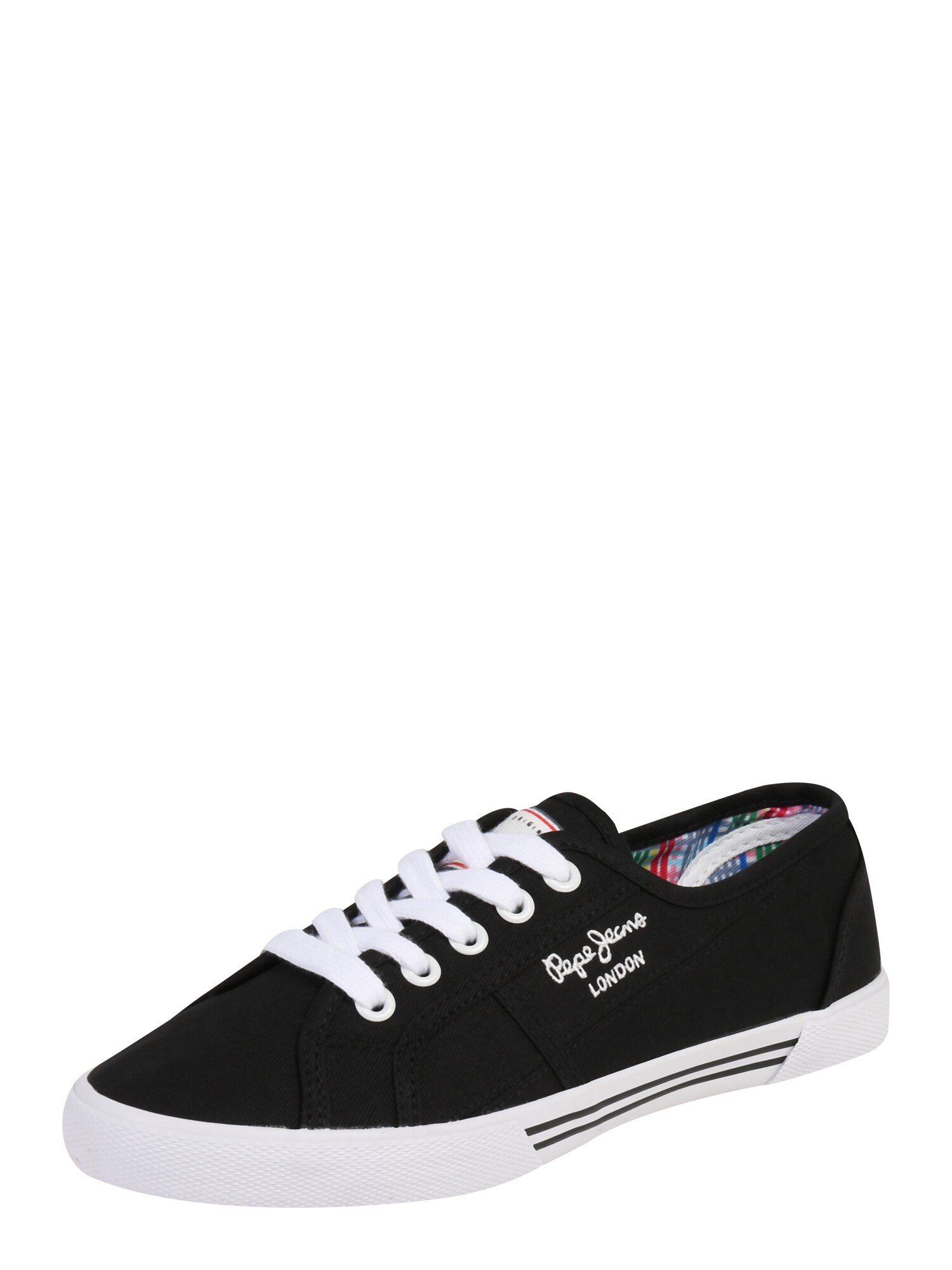 Pepe Jeans Dames Sneakers Laag Zwart pepe jeans kopen in de aanbieding