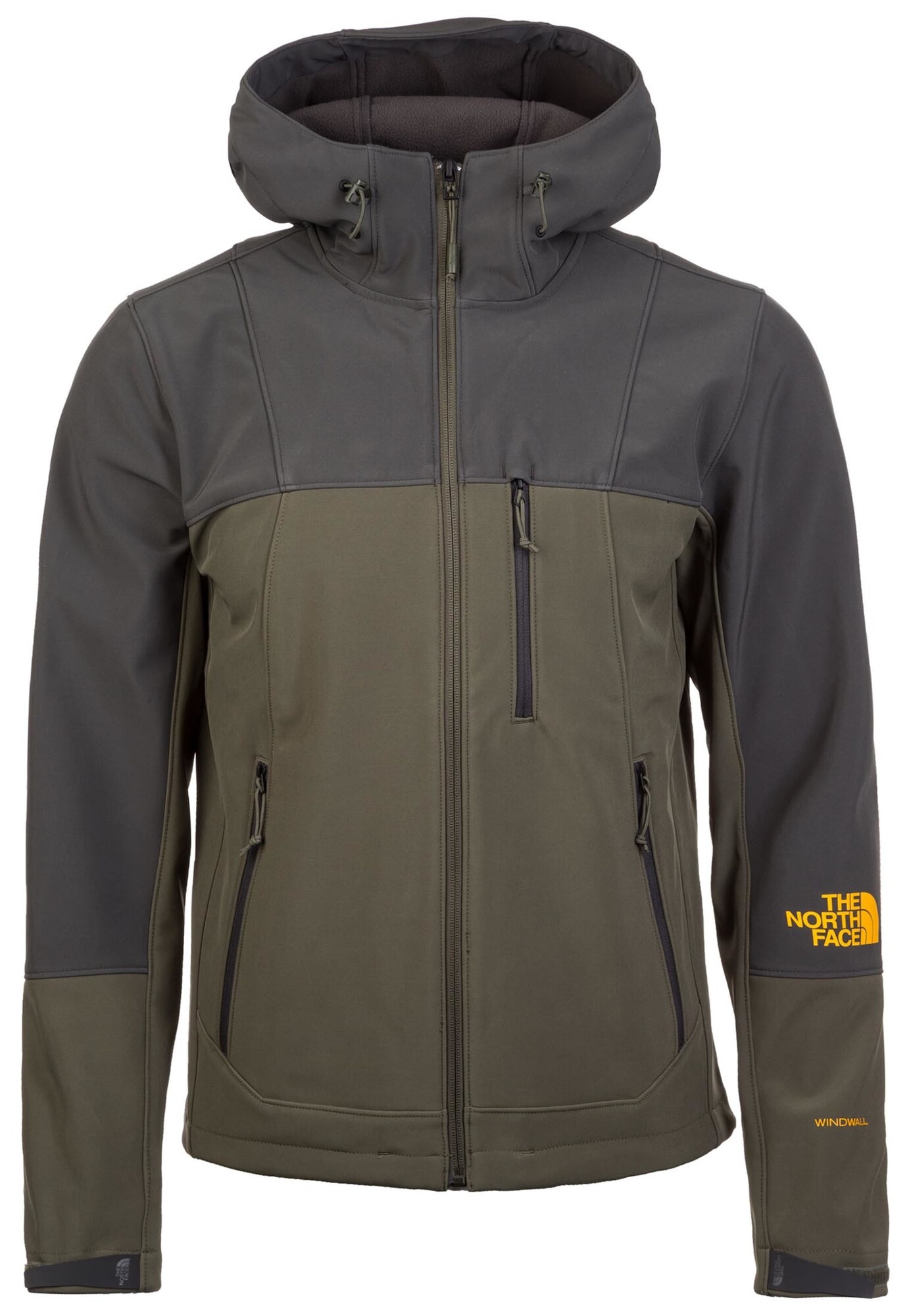 The North Face Heren Outdoorjas Apex Bionic Light Antraciet Olijfgroen the north face kopen in de aanbieding