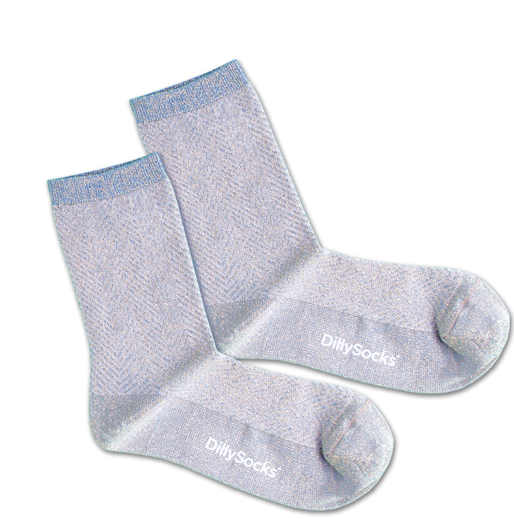DillySocks Kojinės 'Sweet Water'  sidabrinė / mėlyna