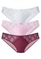 Kiválasztva, PETITE FLEUR, Slip, rózsaszín & fehér