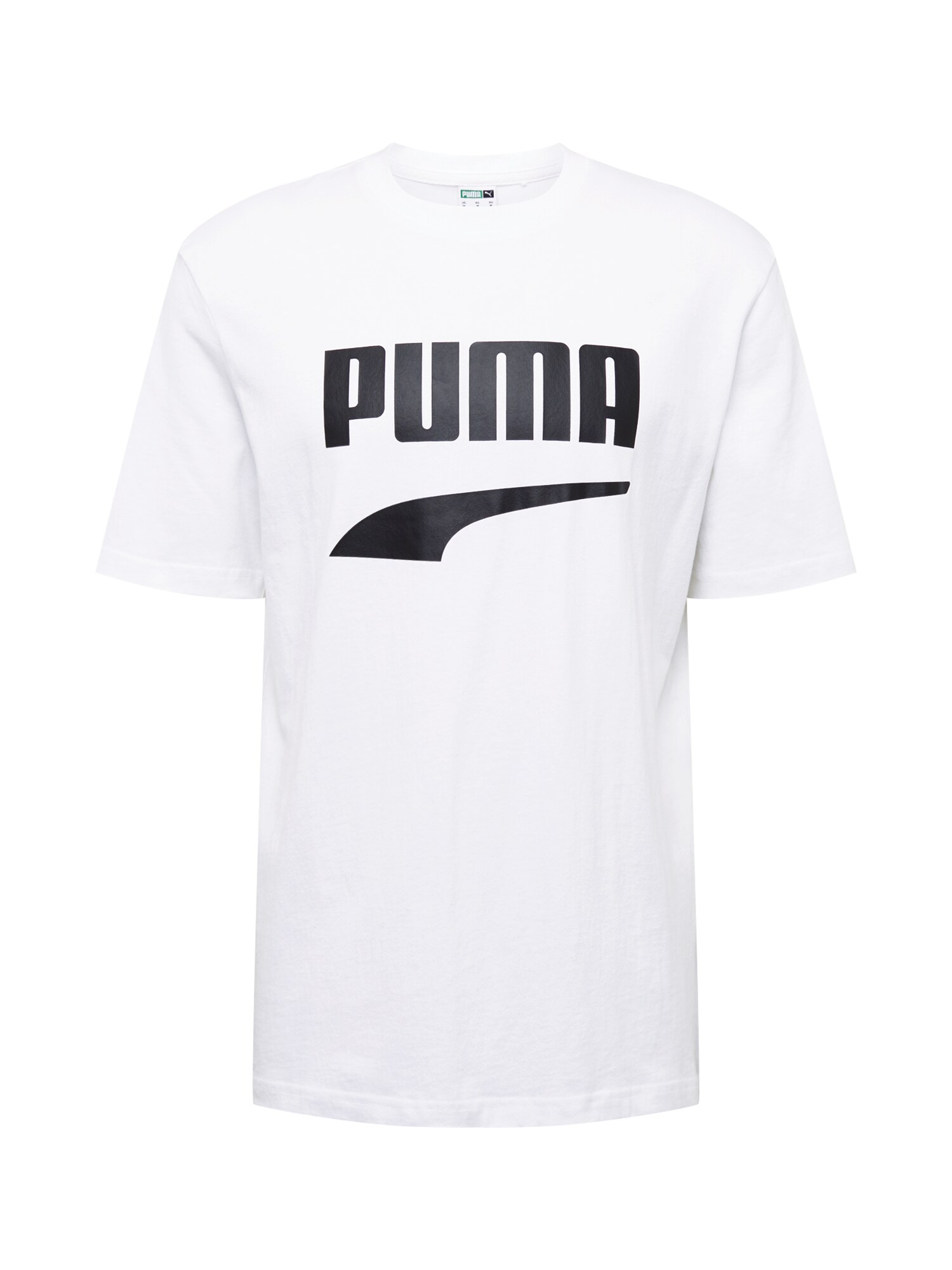 PUMA Marškinėliai 'Downtown'  juoda / balta