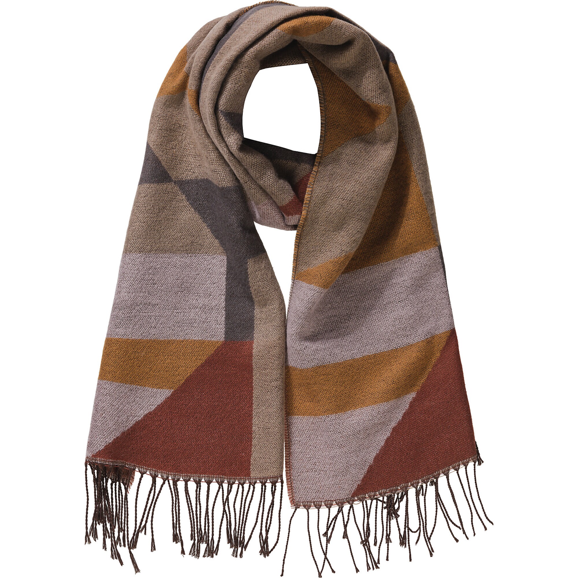 Pieces Dames Sjaal Pcdaste Roestbruin Lichtbruin Donkerbruin Sinaasappel Rosa pieces kopen in de aanbieding