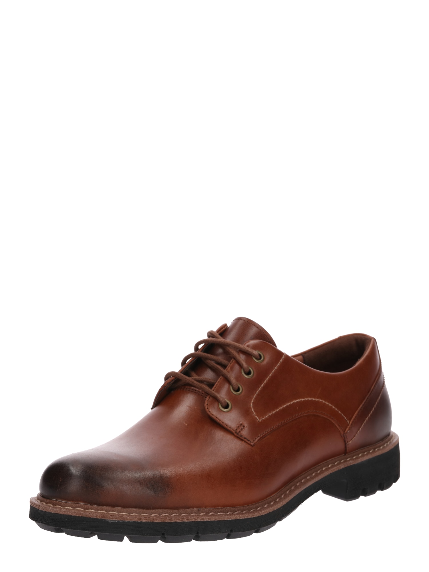 CLARKS Pantofi cu șireturi Batcombe Hall maro / maro închis