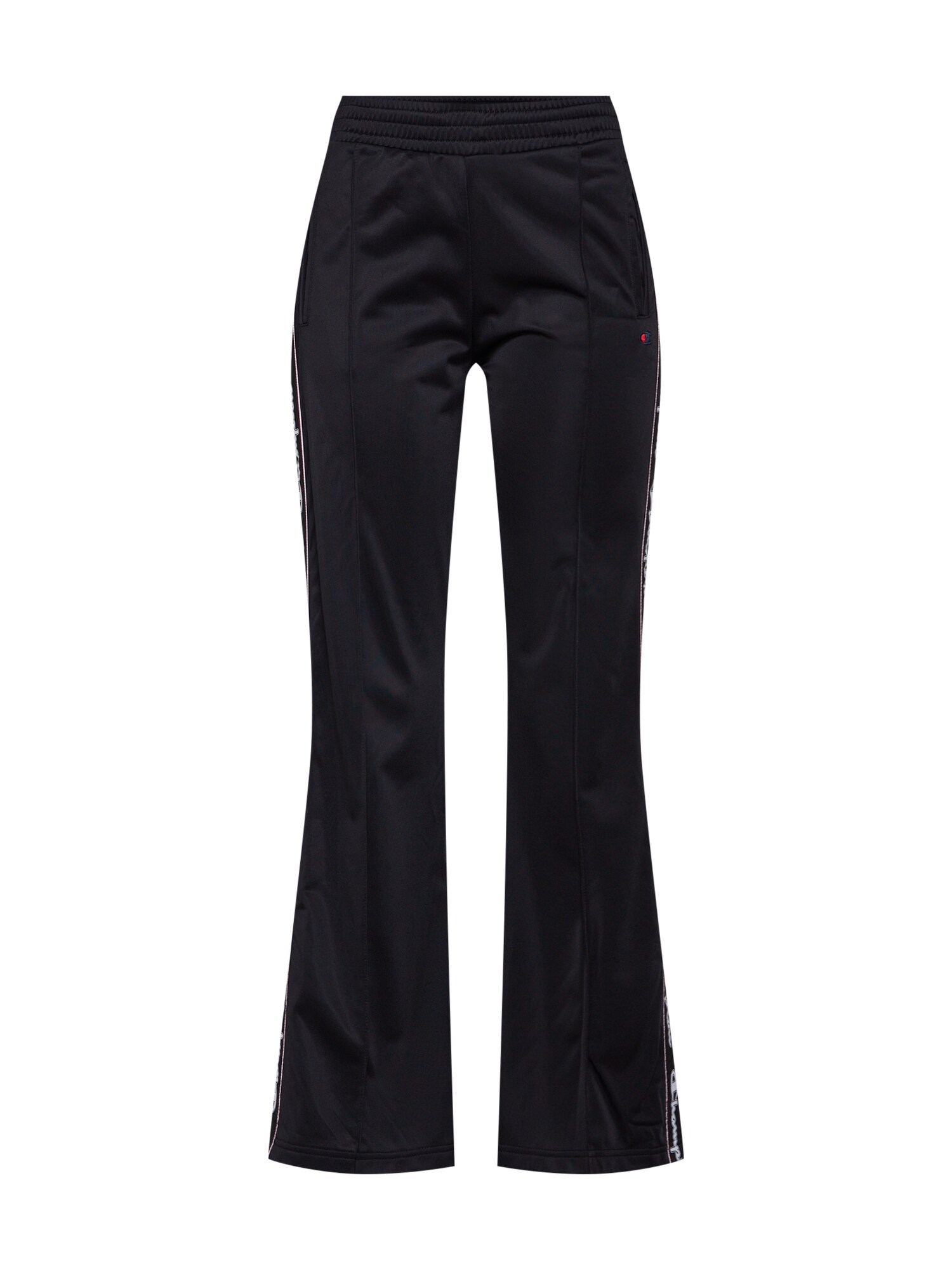 Champion Authentic Athletic Apparel Dames Broek Straight Hem Pants Brand Manifesto Zwart Wit champion authentic athletic apparel kopen in de aanbieding