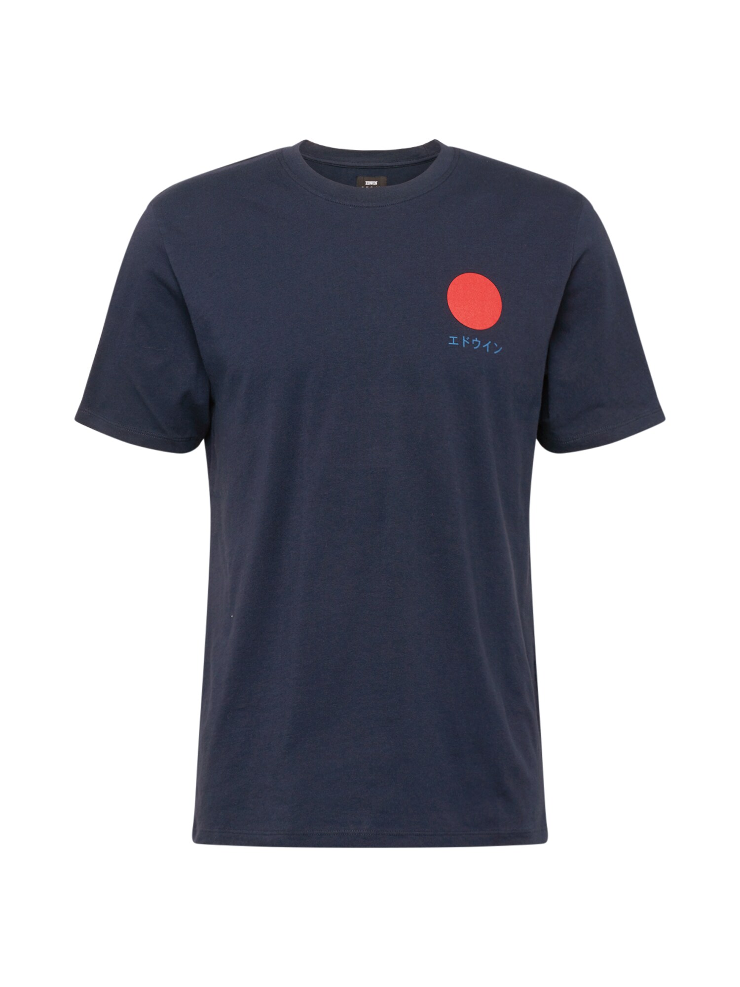 EDWIN Marškinėliai 'Japanese Sun'  tamsiai mėlyna / raudona / mėlyna
