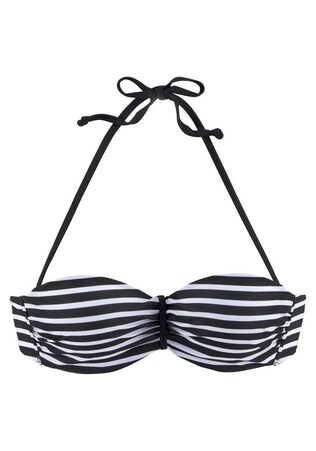 VENICE BEACH, Bikini felső, fekete & fehér