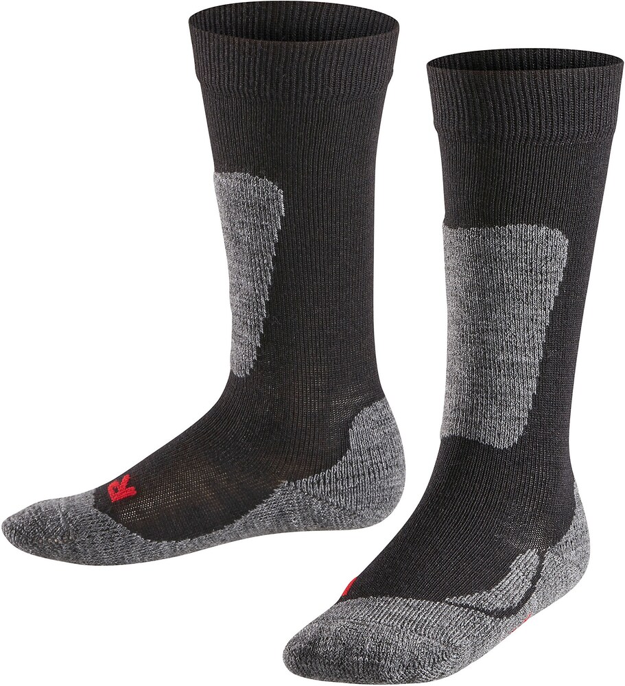 FALKE Kniestrümpfe 'Active Ski' Mädchen Größe 27/30 schwarz / schwarzmeliert