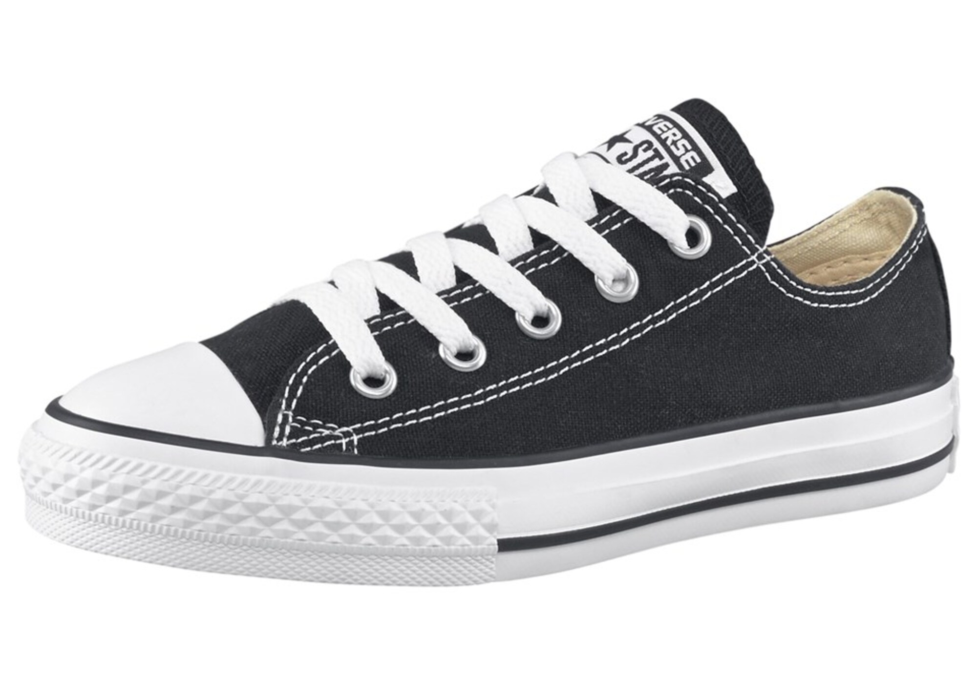 Converse Jongens Sneakers All Star Zwart Wit converse kopen in de aanbieding