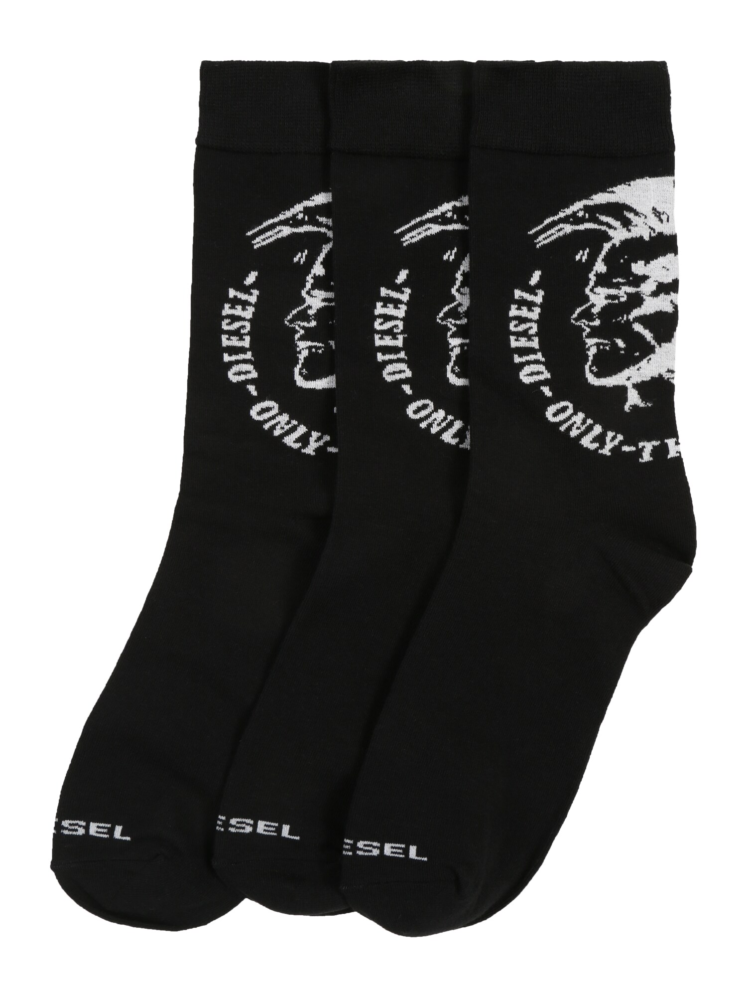 DIESEL Kojinės 'SKM-RAY-THREEPACK Socks 3pack'  juoda