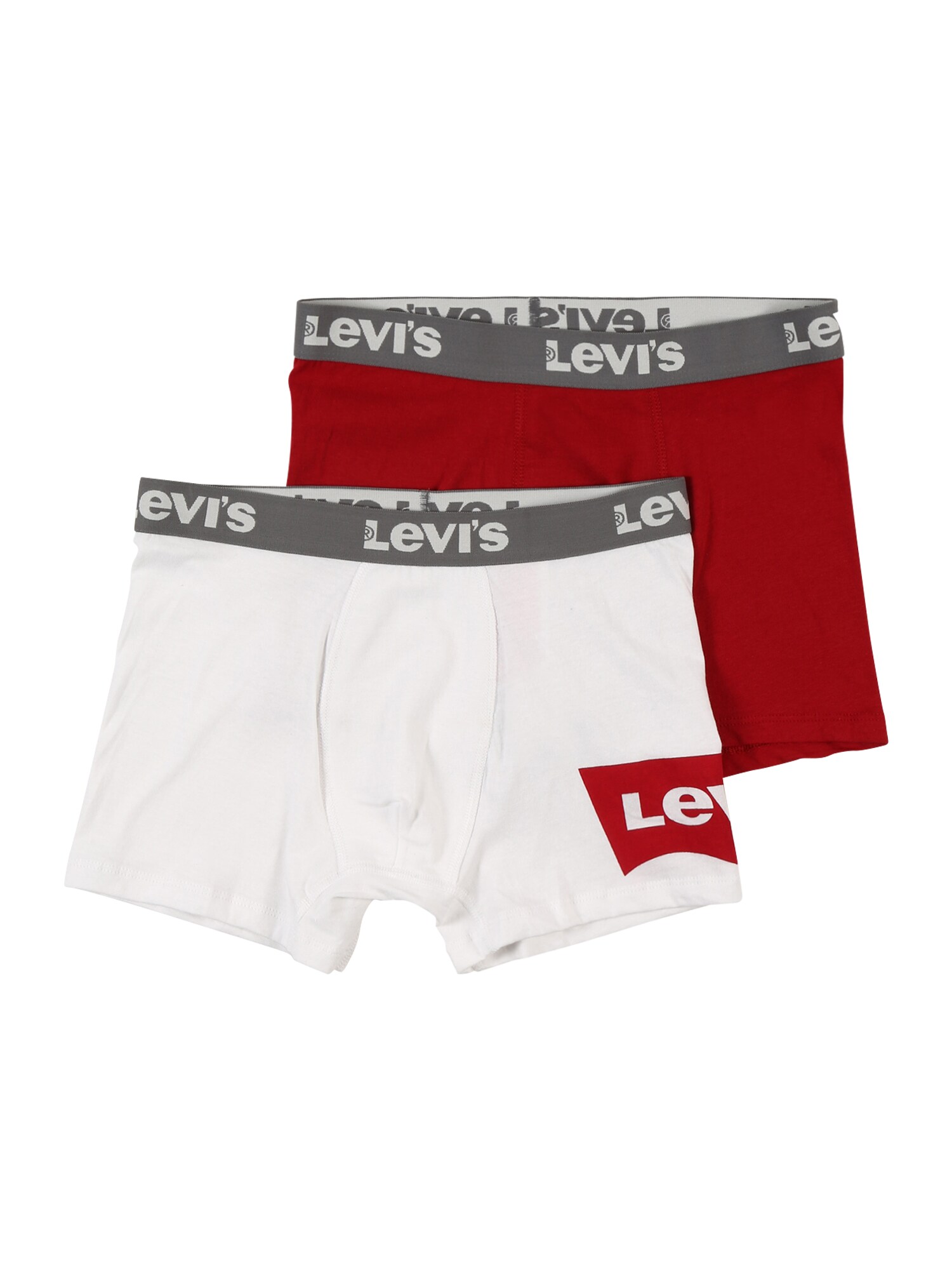LEVI'S ® Nohavičky  sivá / červená / biela