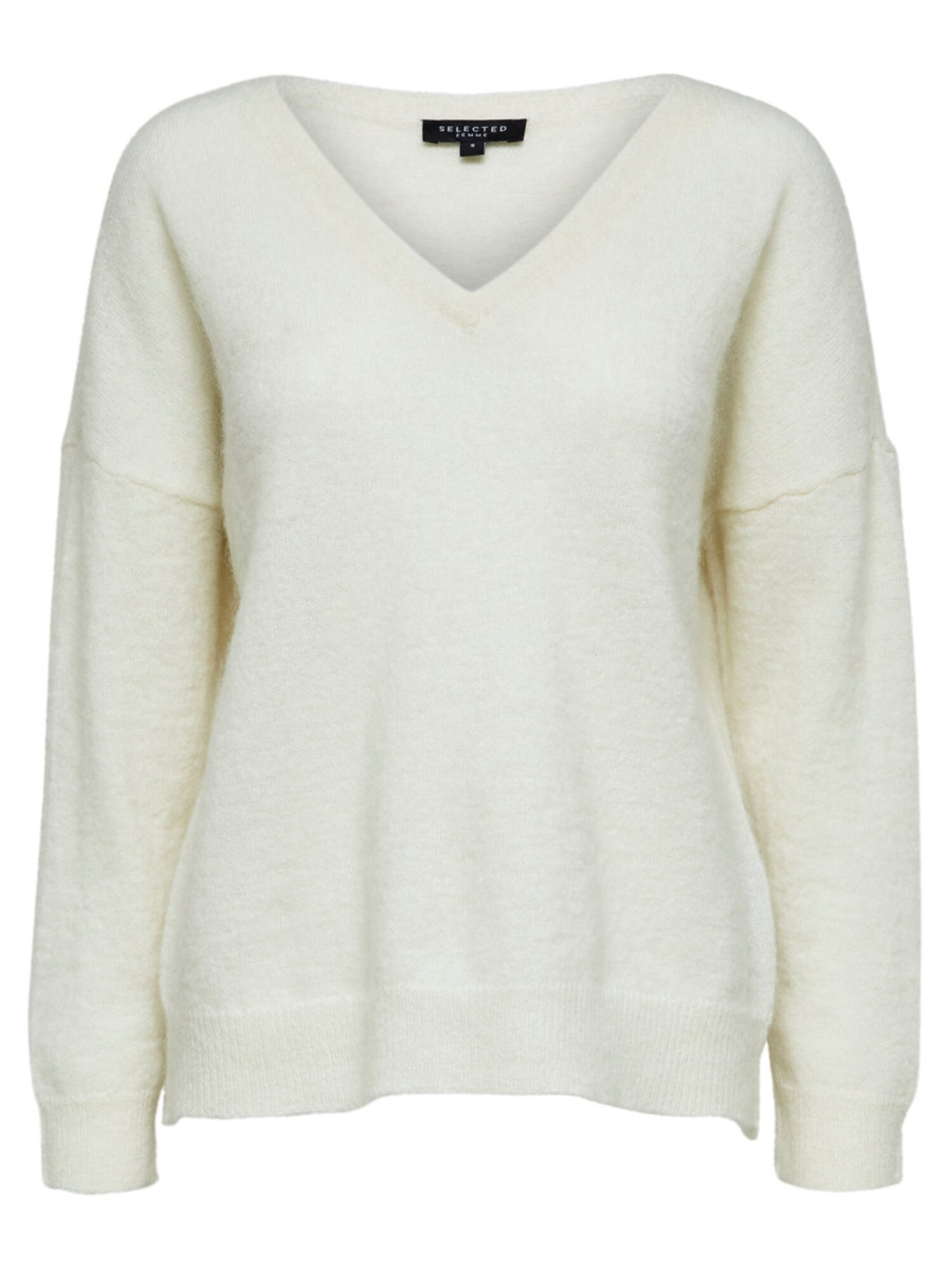 Selected Femme Dames Trui Parelwit selected femme kopen in de aanbieding