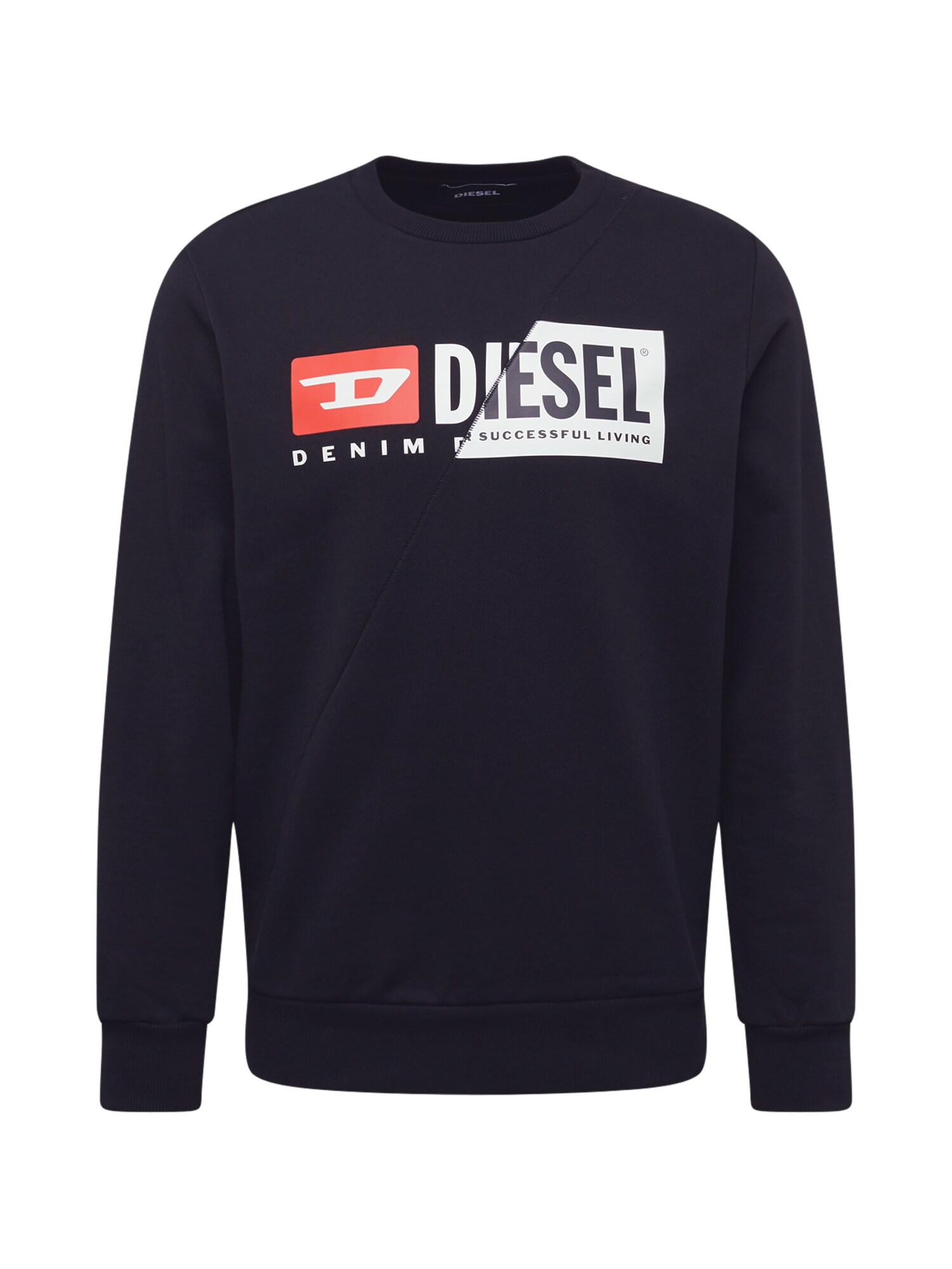 DIESEL Megztinis be užsegimo 'Girk-Cuty'  juoda