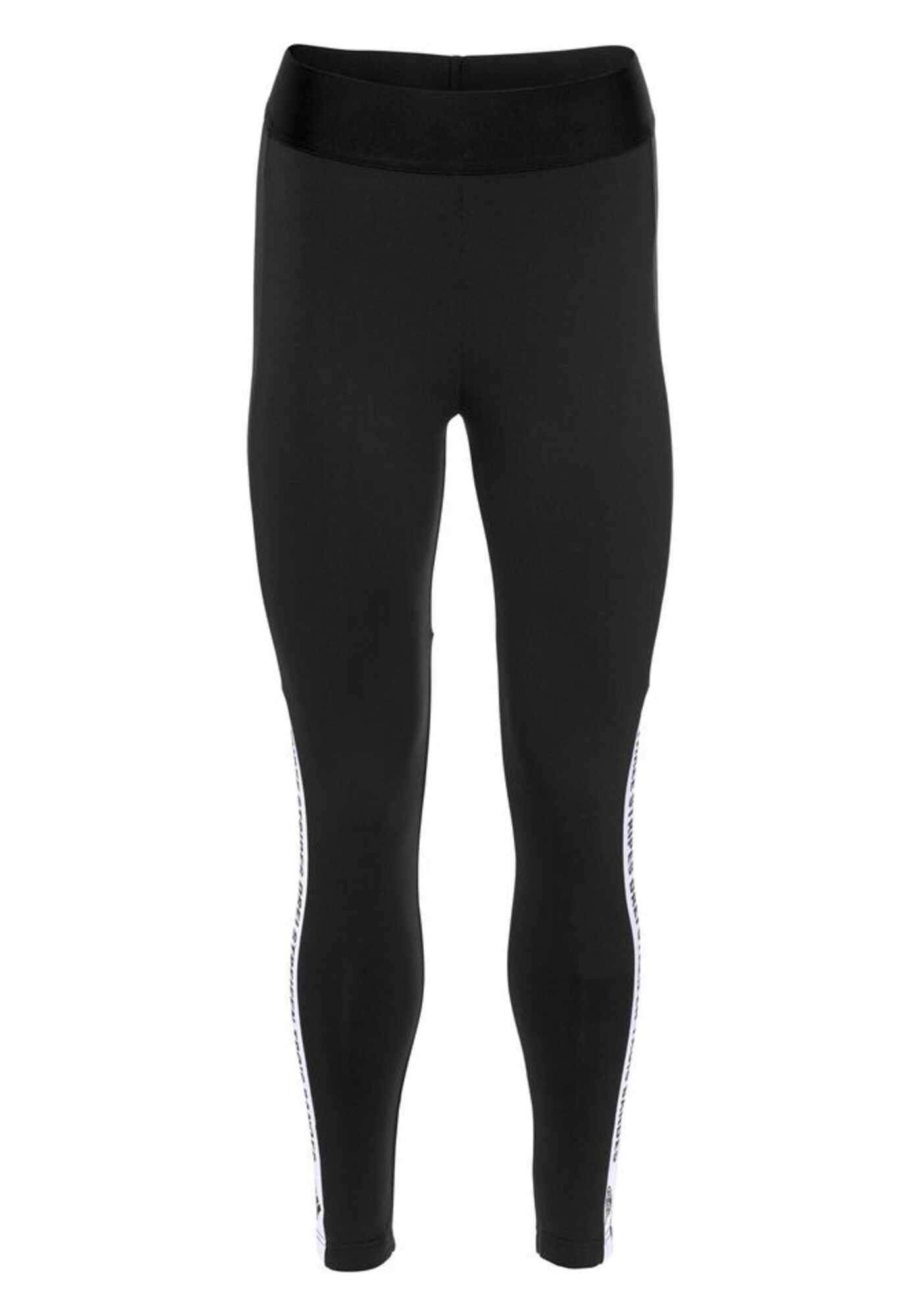 Adidas Performance Dames Sportbroek Solid Zwart Wit adidas performance kopen in de aanbieding