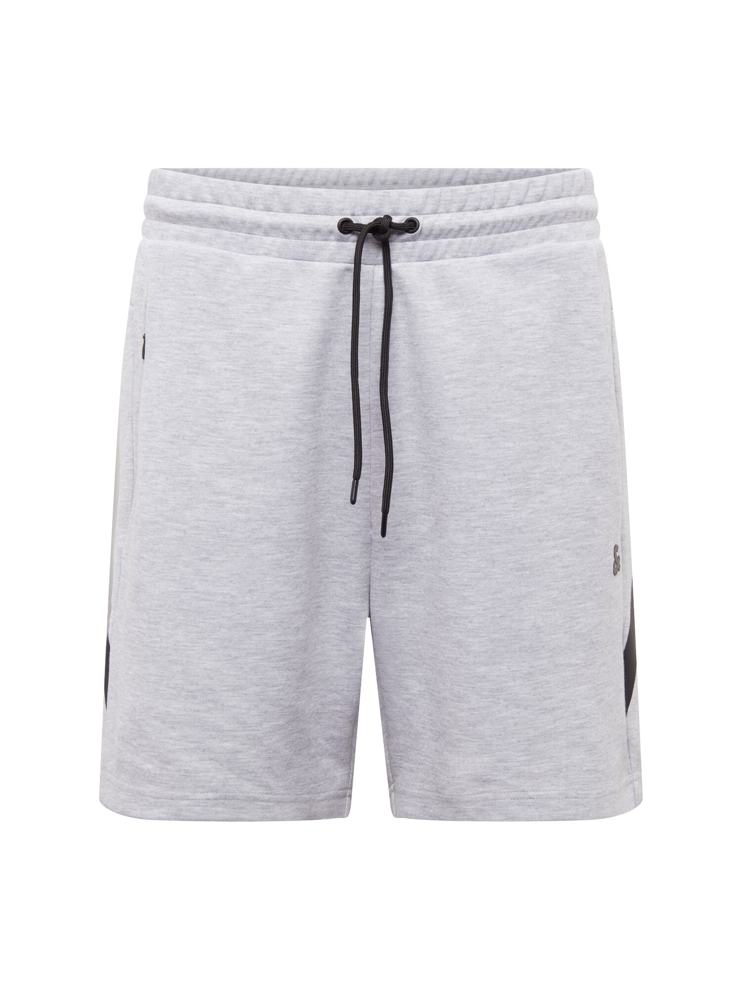 JACK & JONES Shorts schwarz / graumeliert