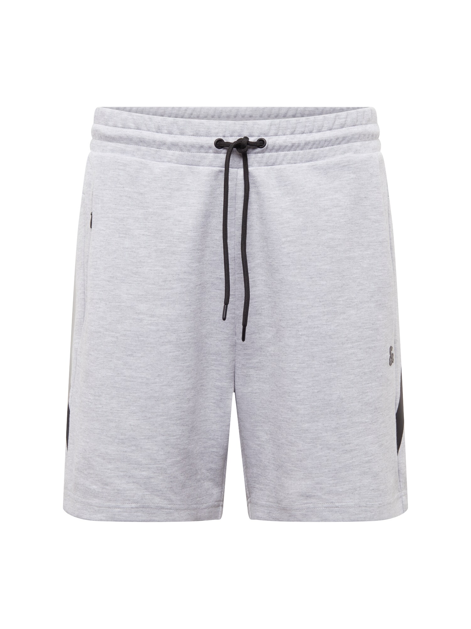 JACK & JONES Shorts schwarz / graumeliert