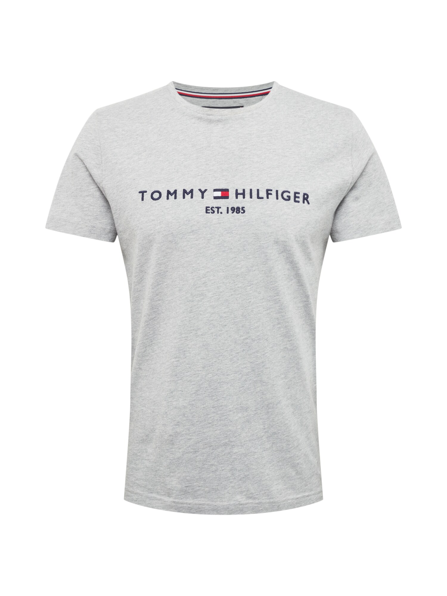 TOMMY HILFIGER Marškinėliai  tamsiai mėlyna / šviesiai pilka / raudona