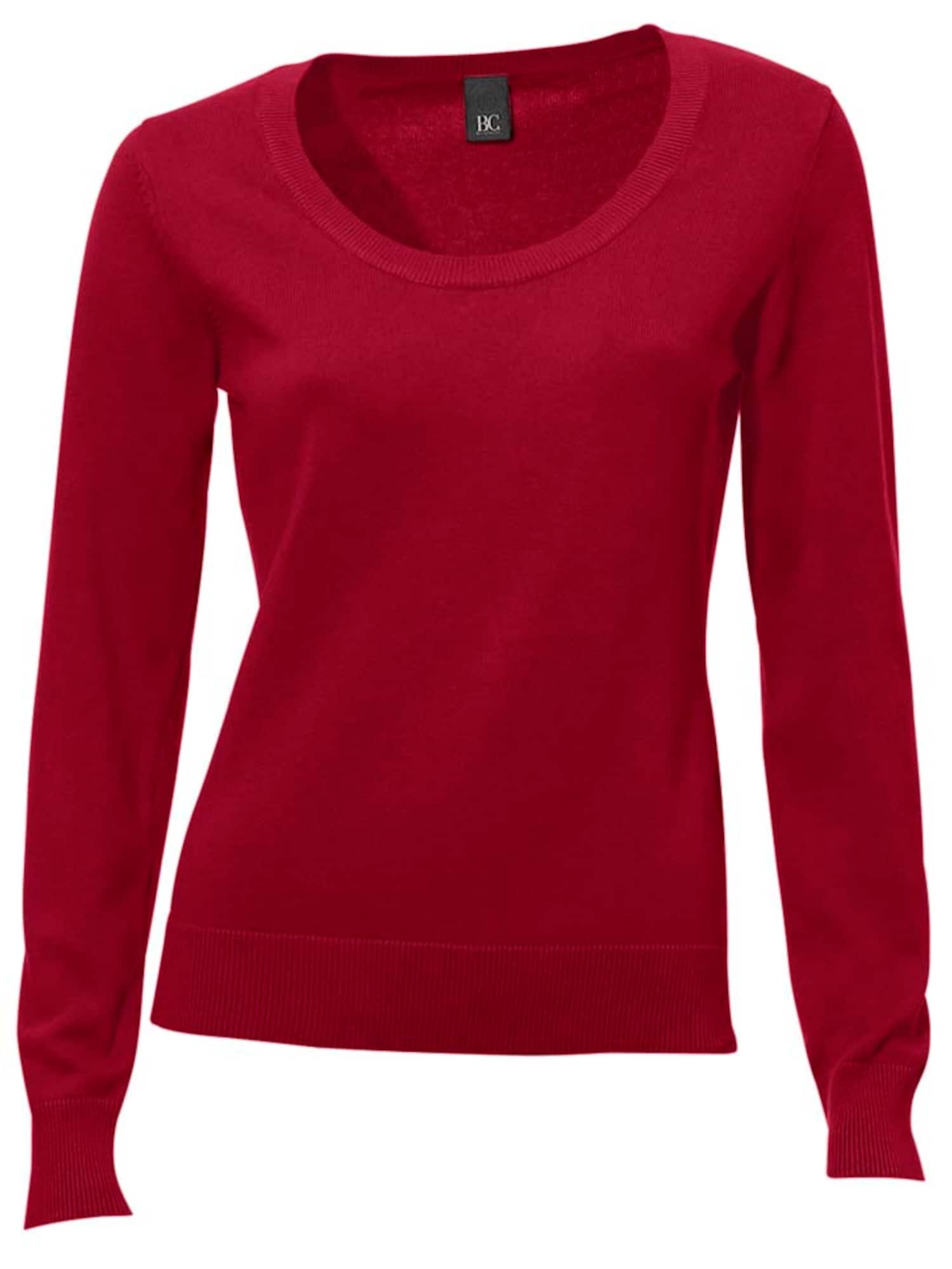 Жени > Дрехи > Големи размери > Пуловери и Трикотаж > Пуловери heine Пуловер  рубинено червено