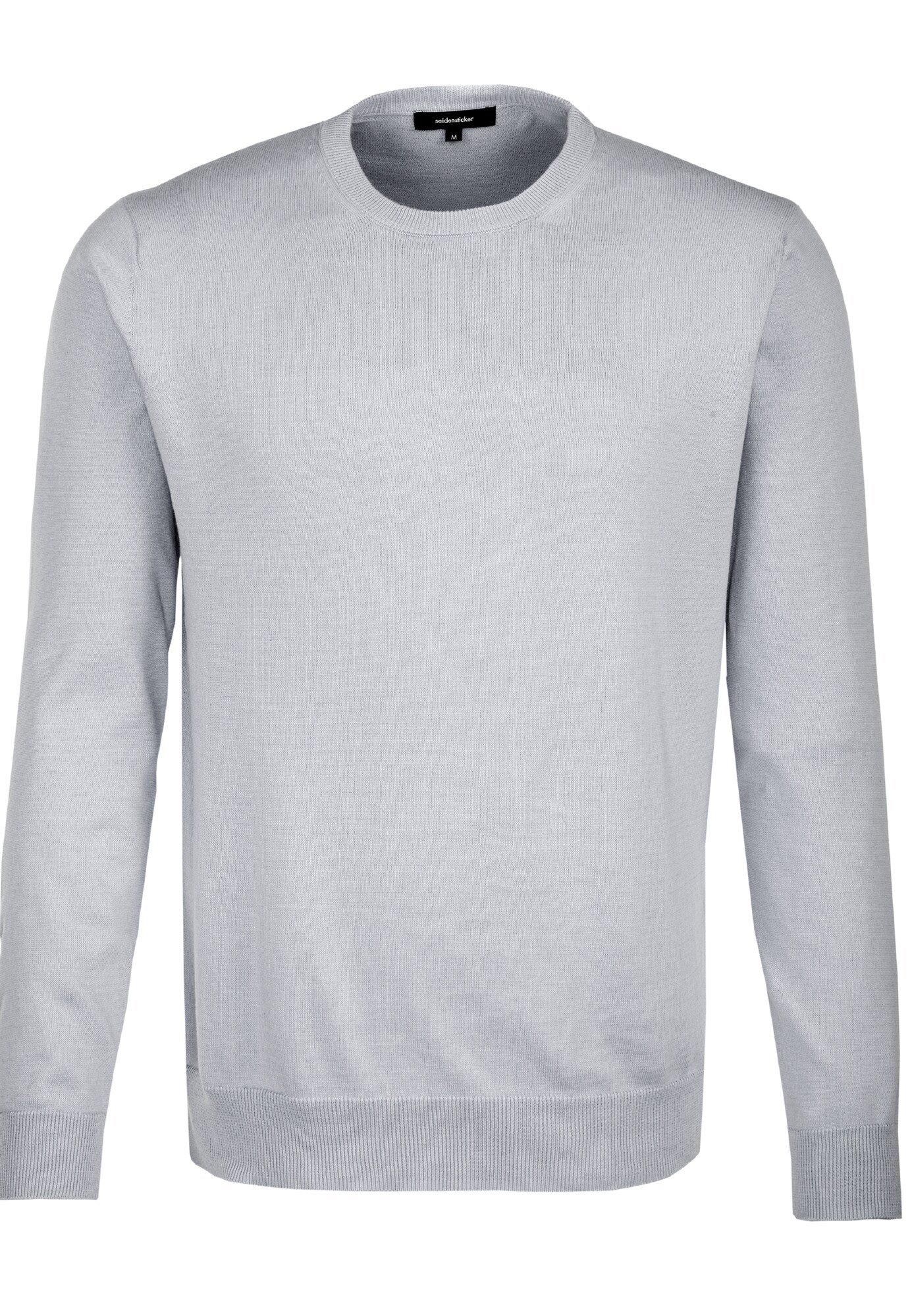 SEIDENSTICKER Pullover ''''Schwarze Rose'''' grau