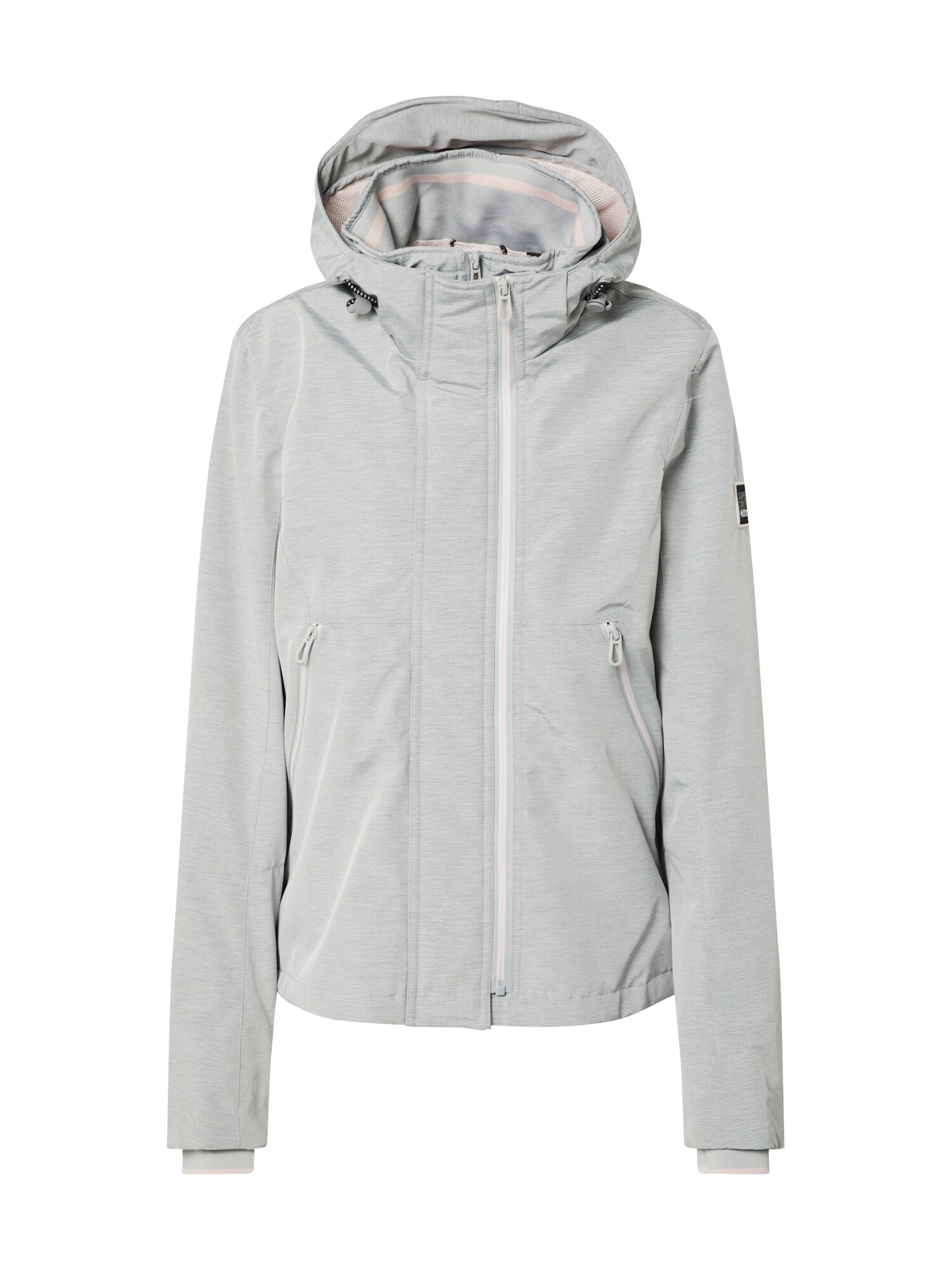 Superdry Demisezoninė striukė 'LS ESSENTIALS SD TECH VELOCITY'  pilka