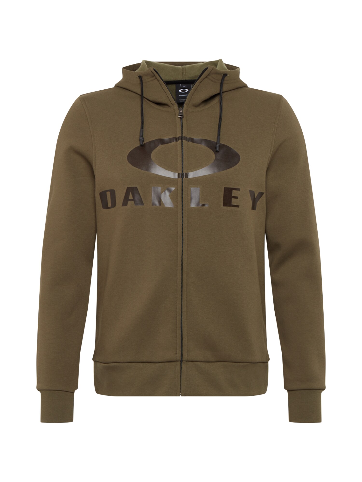OAKLEY Sportinis džemperis 'BARK FZ HOODIE'  alyvuogių spalva
