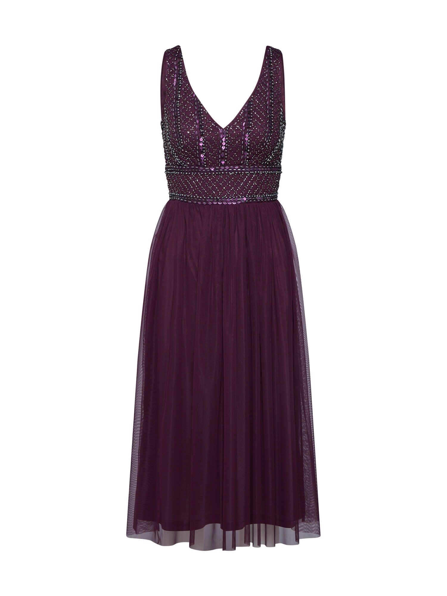 LACE & BEADS Suknelė 'Mulan'  burgundiško vyno spalva