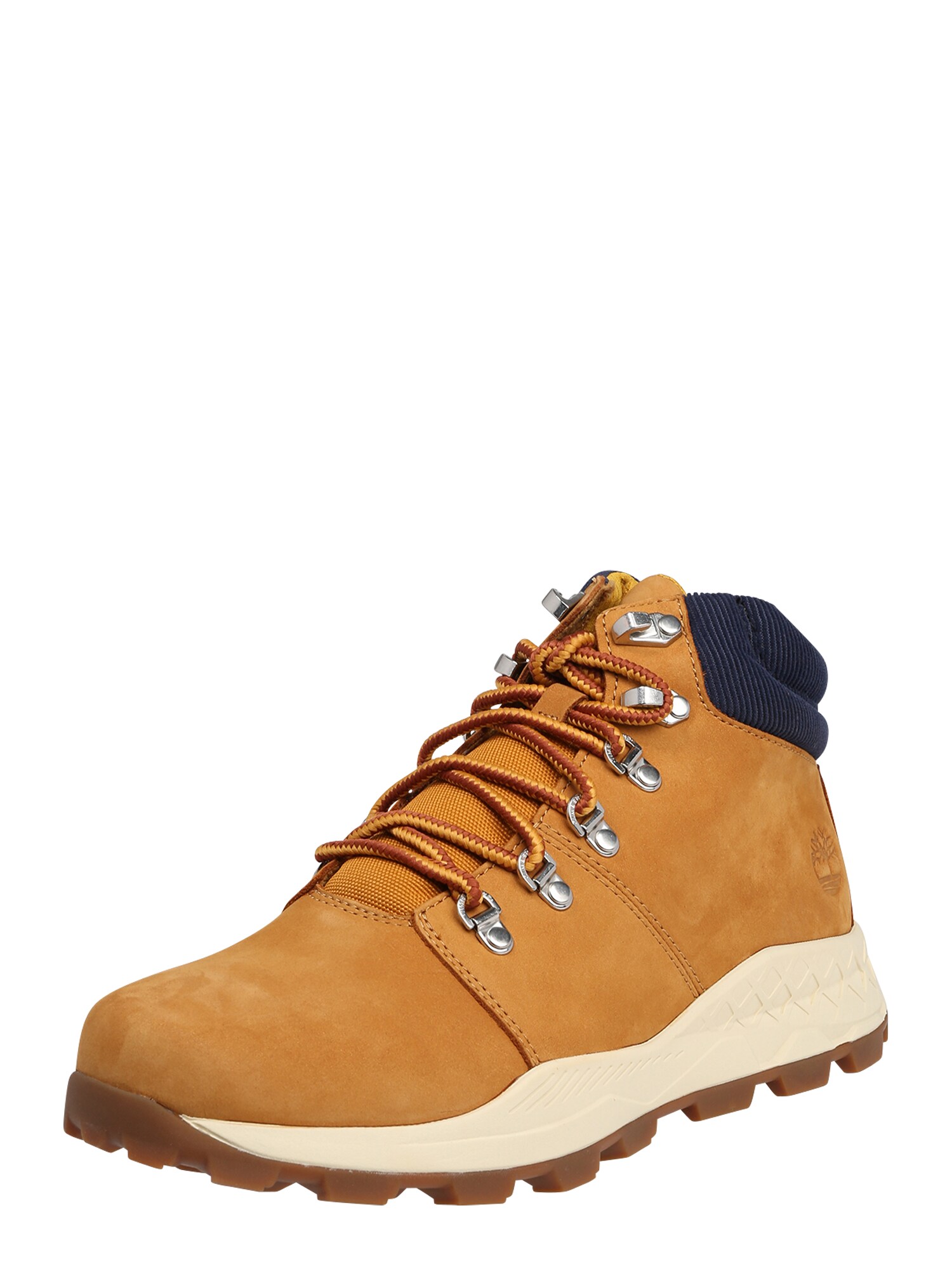 TIMBERLAND Auliniai batai su raišteliais 'Brooklyn Hiker'  šviesiai ruda / tamsiai mėlyna jūros spalva