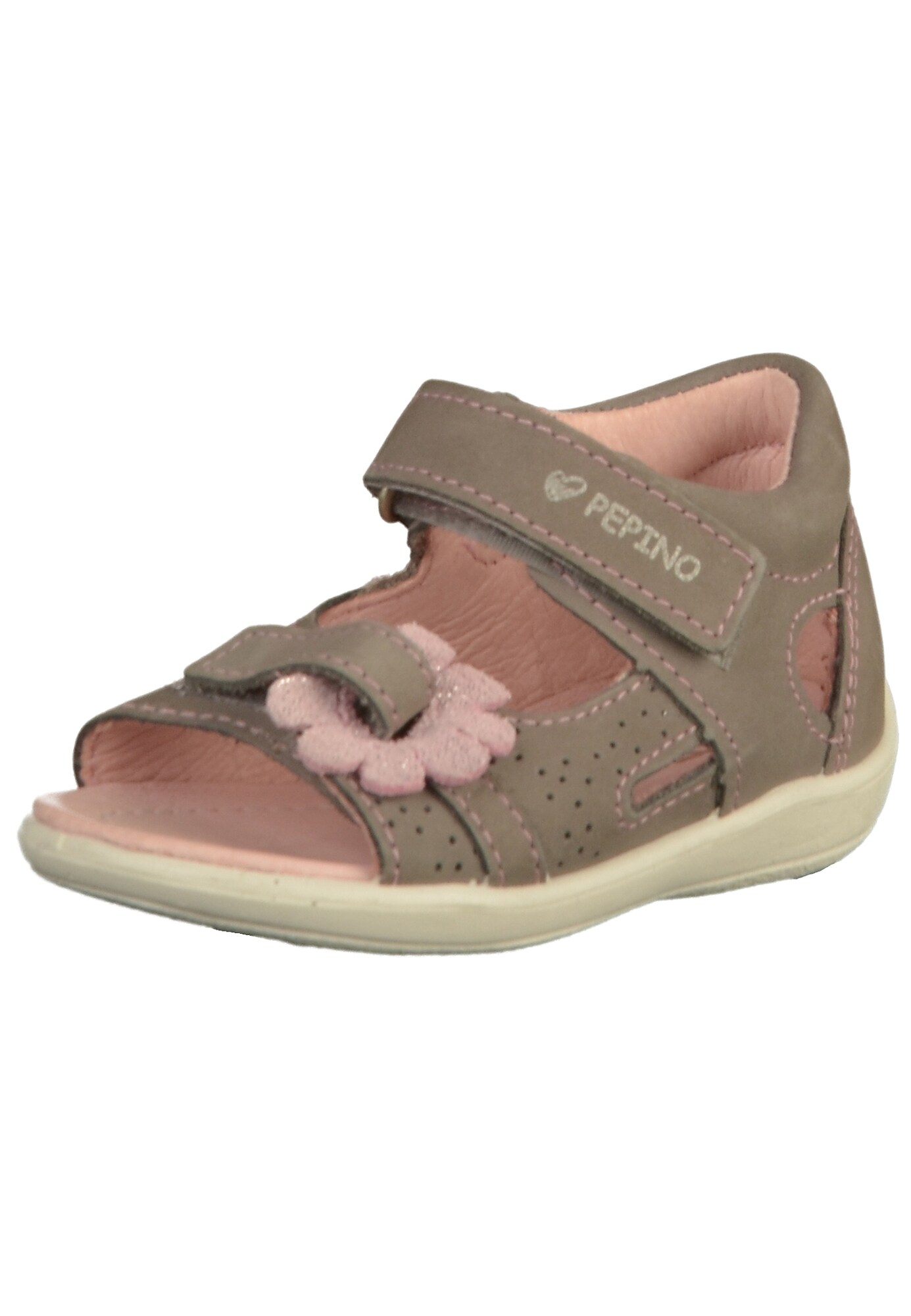 Pepino Meisjes Sandalen Taupe Oudroze pepino kopen in de aanbieding