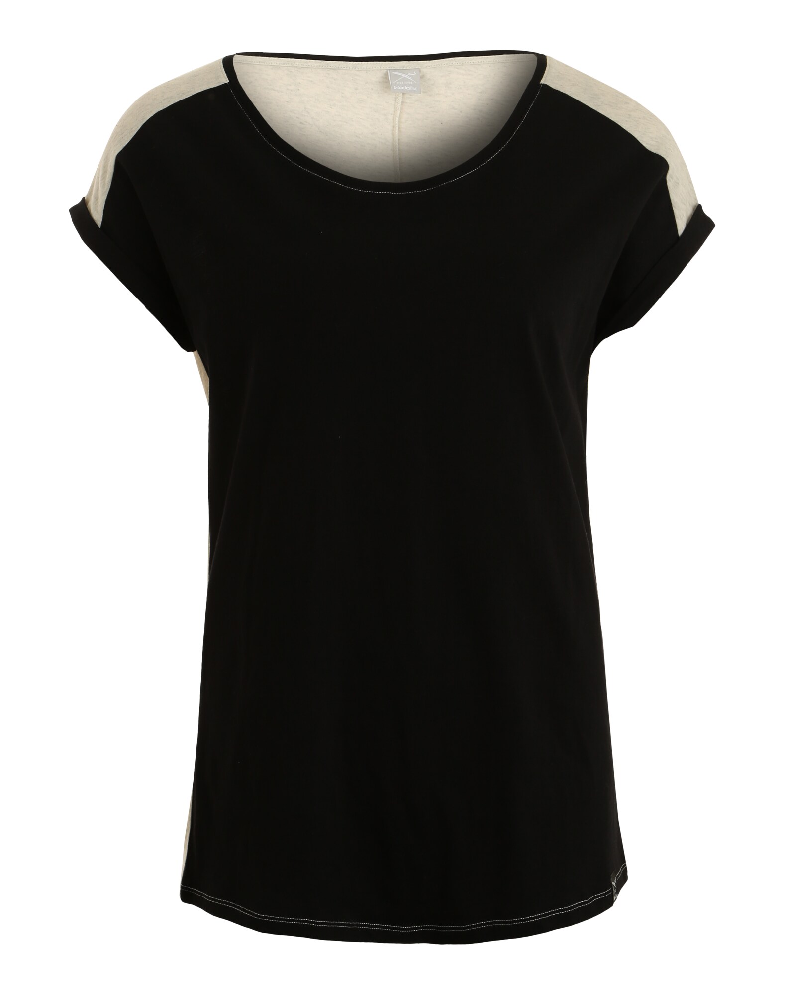 Iriedaily Dames Shirt Beige Zwart iriedaily kopen in de aanbieding