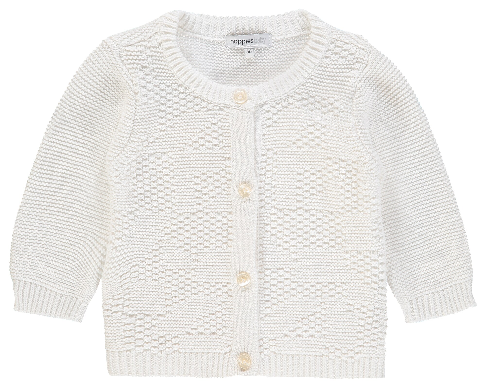 Noppies Meisjes Gebreid Vest Paramus Wit noppies kopen in de aanbieding