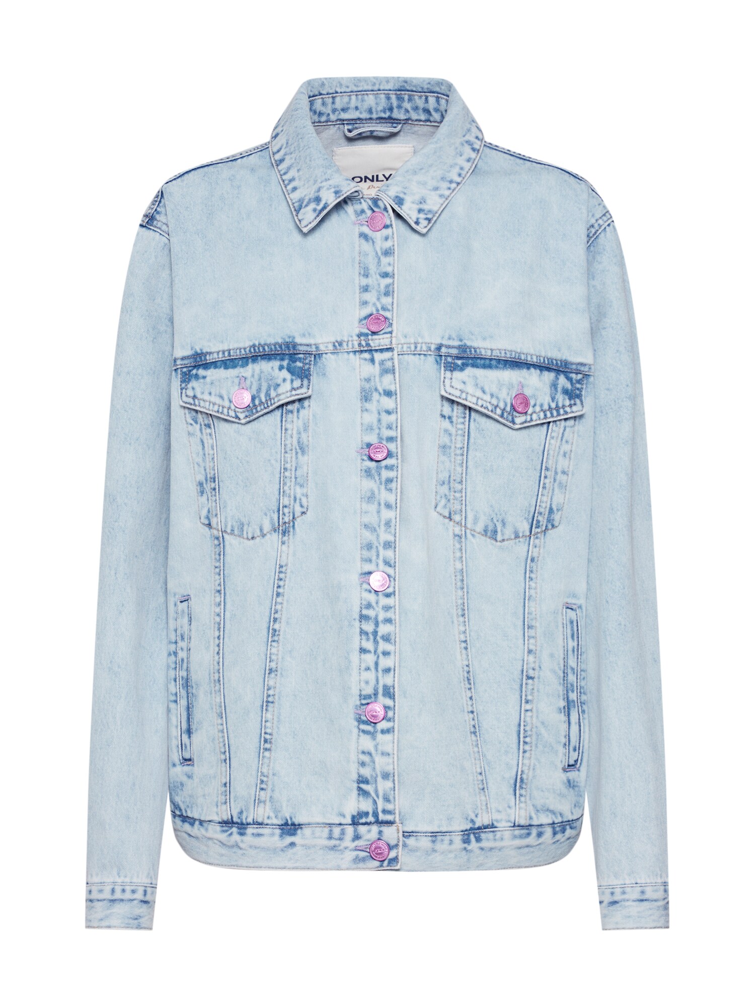 Only Dames Tussenjas Caroline Lichtblauw Grijs Pastellila only kopen in de aanbieding