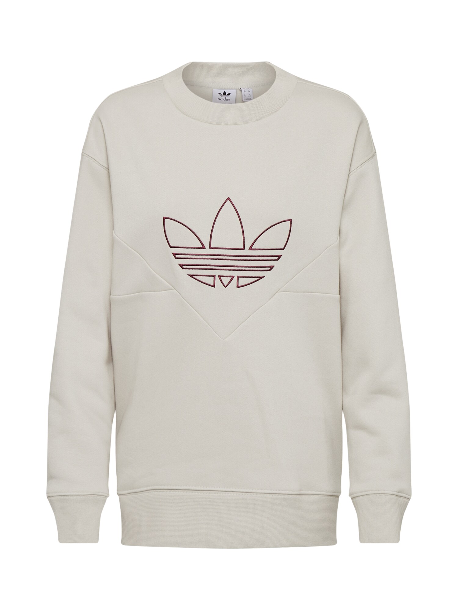 Adidas Originals Dames Sweatshirt Clrdo Lichtgrijs adidas originals kopen in de aanbieding