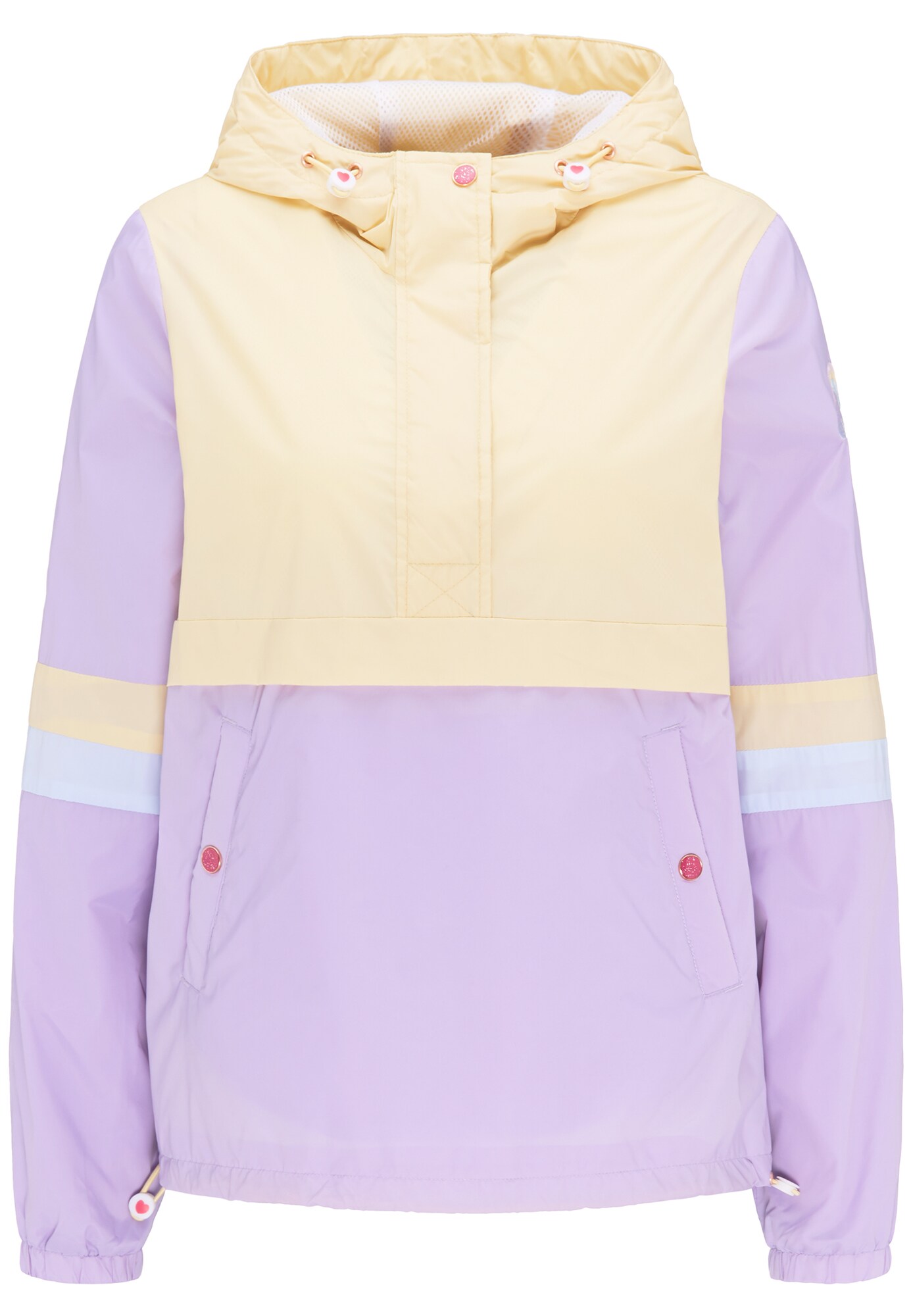 Mymo Dames Tussenjas Lichtblauw Geel Lichtlila mymo kopen in de aanbieding