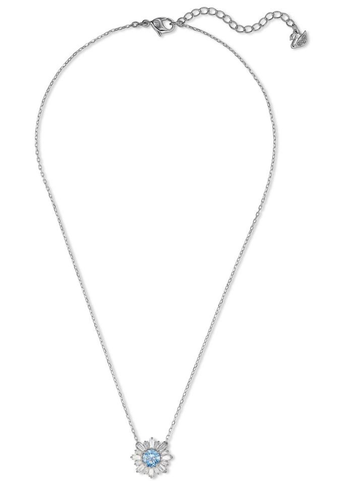 Swarovski Grandinėlė  sidabrinė / mėlyna