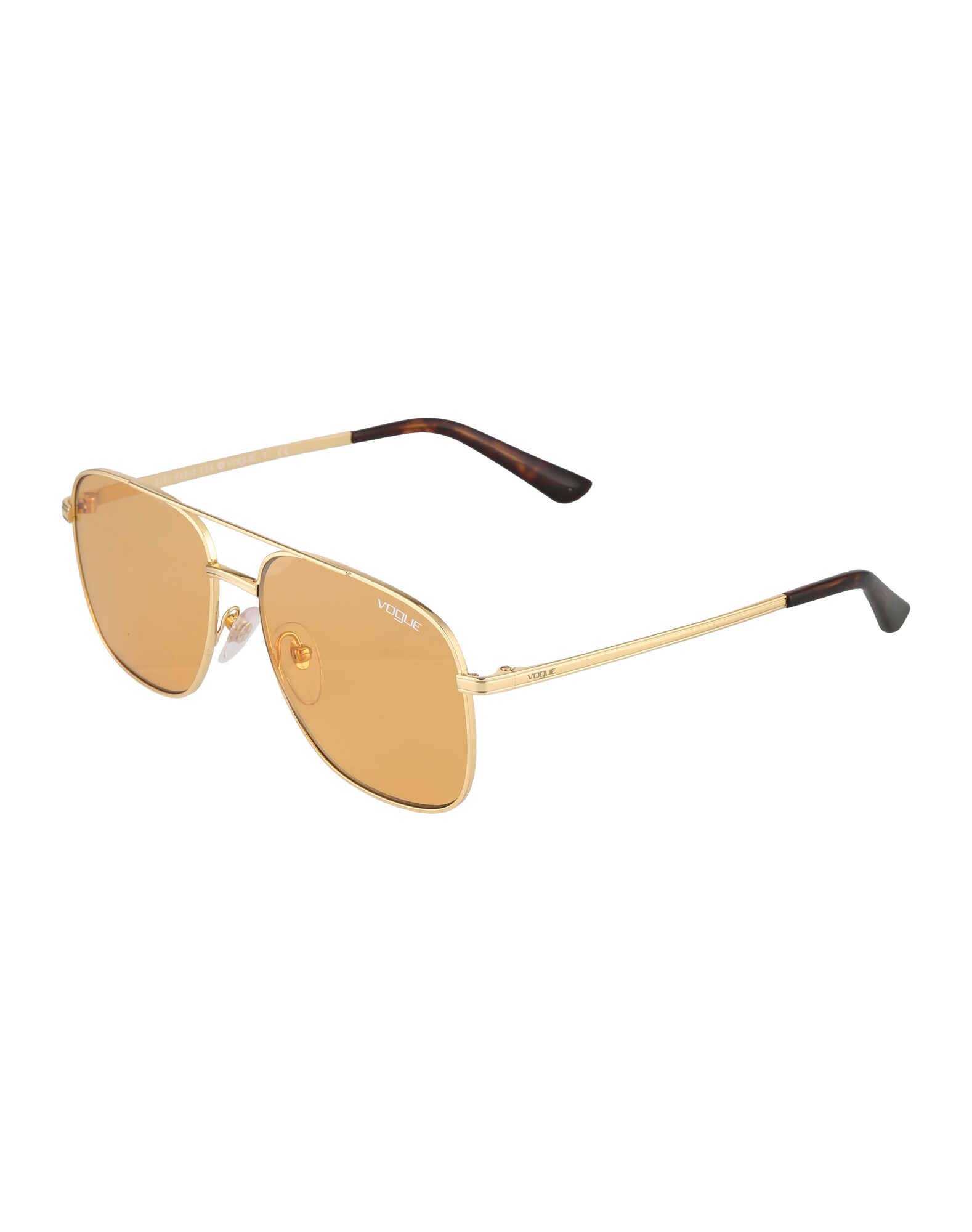 Vogue Eyewear Dames Zonnebril Goud Sinaasappel vogue eyewear kopen in de aanbieding