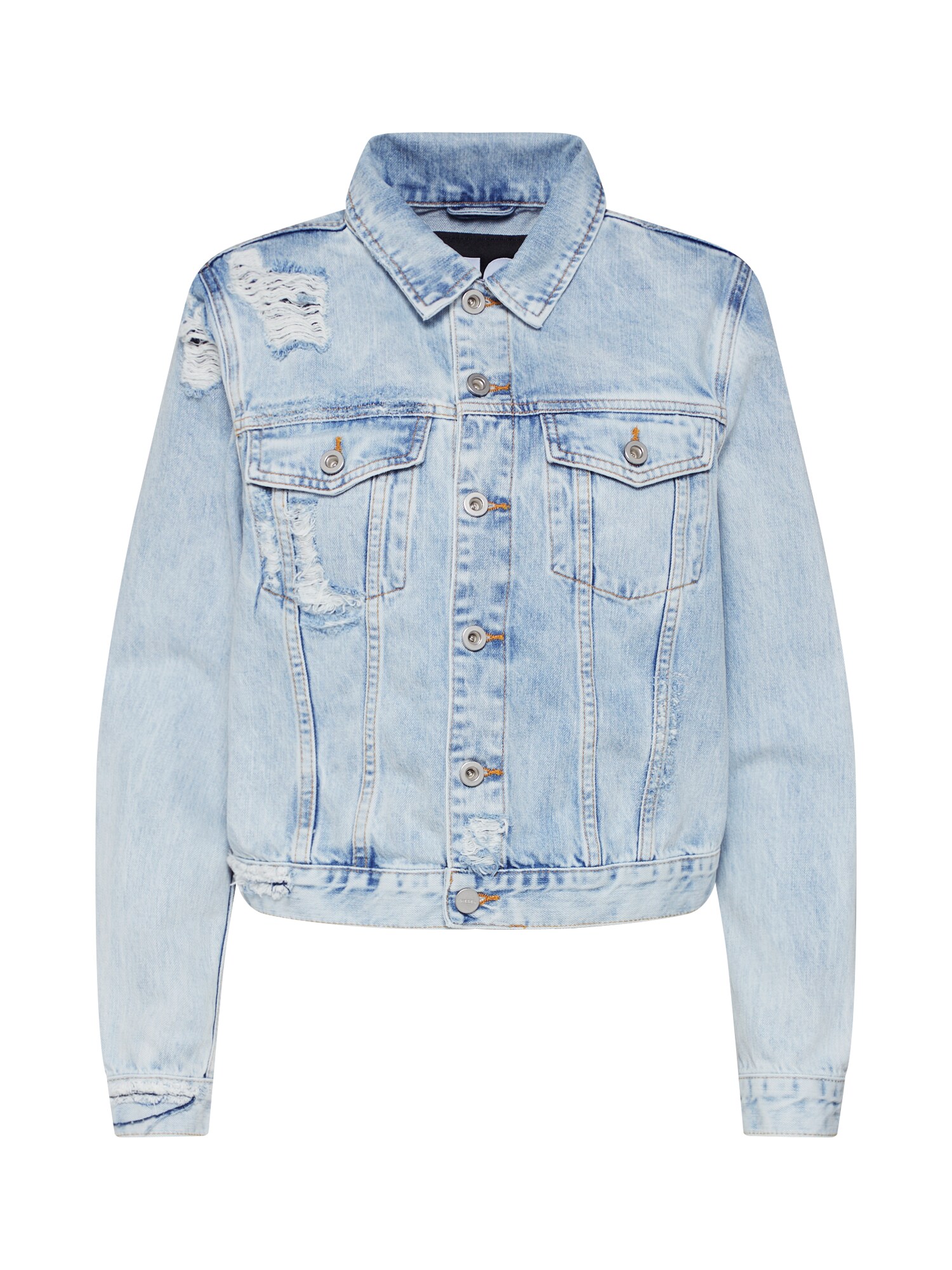 Diesel Dames Tussenjas De Velvet Blauw Denim diesel kopen in de aanbieding