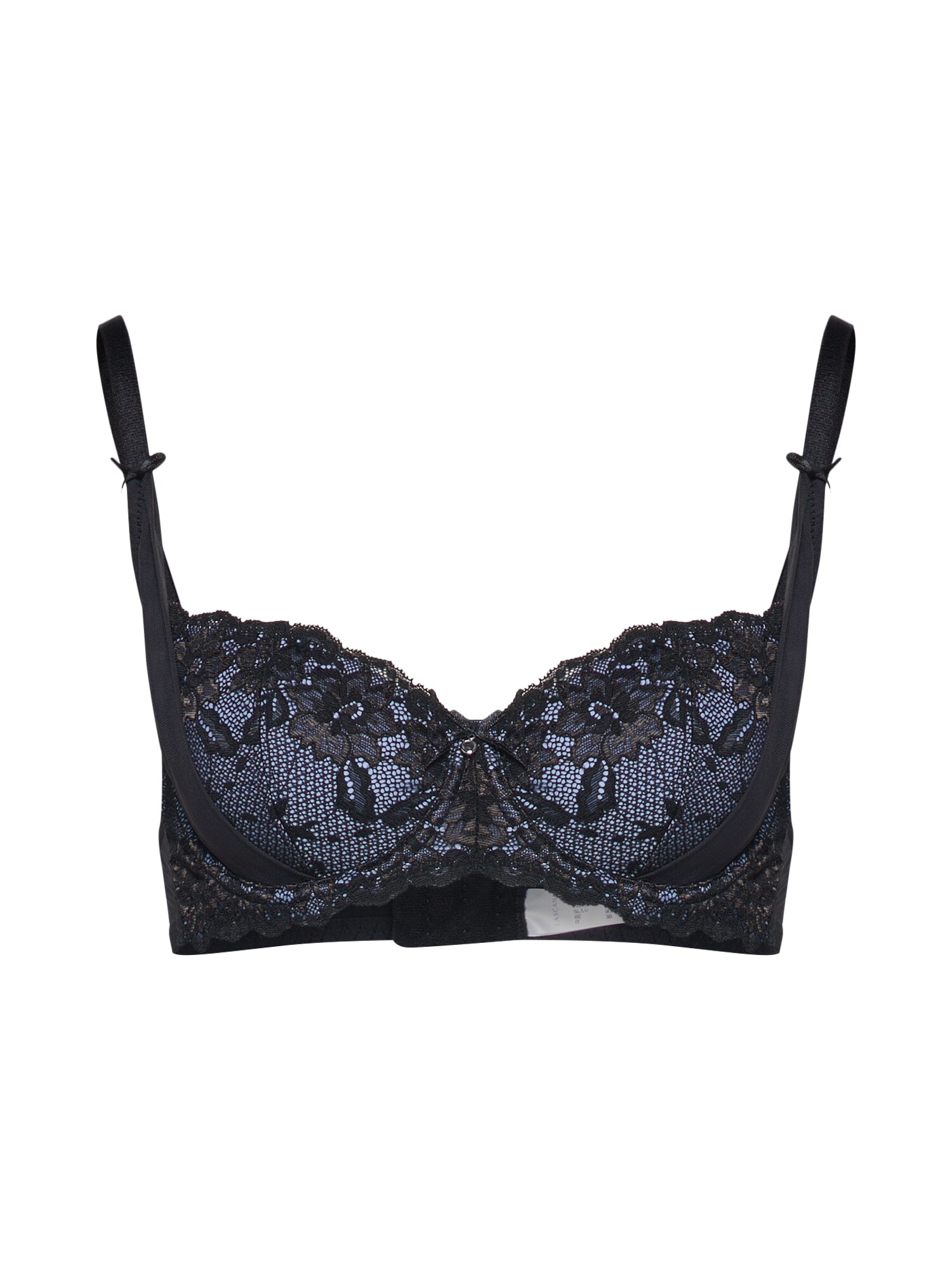 Lascana Dames Bh Balconnet Bra Blauw Zwart lascana kopen in de aanbieding