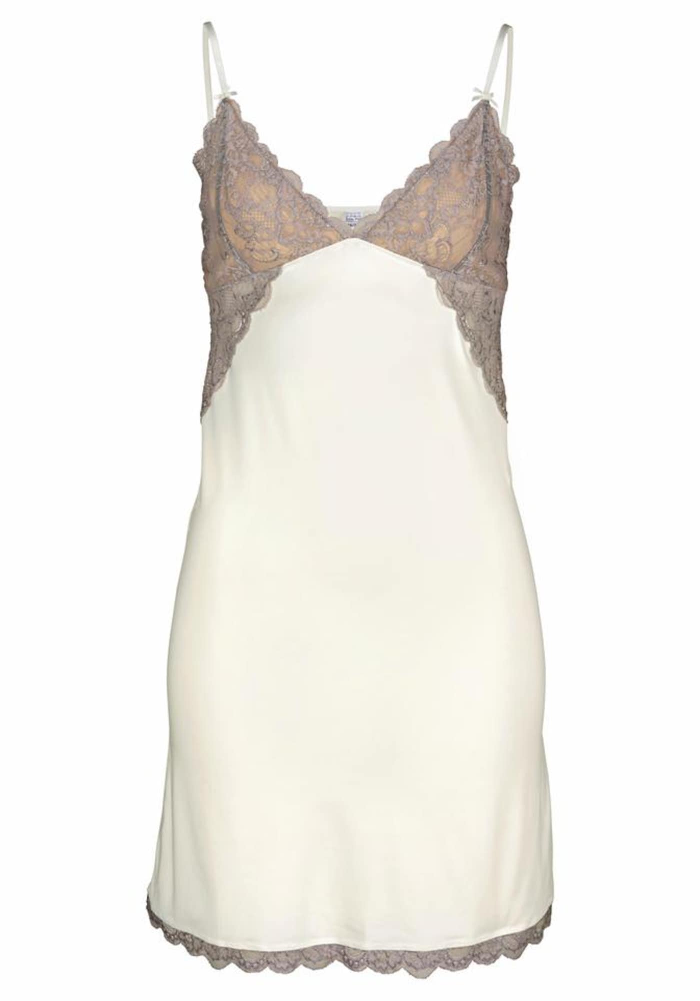 LASCANA Lenjerie sexy  gri deschis / alb