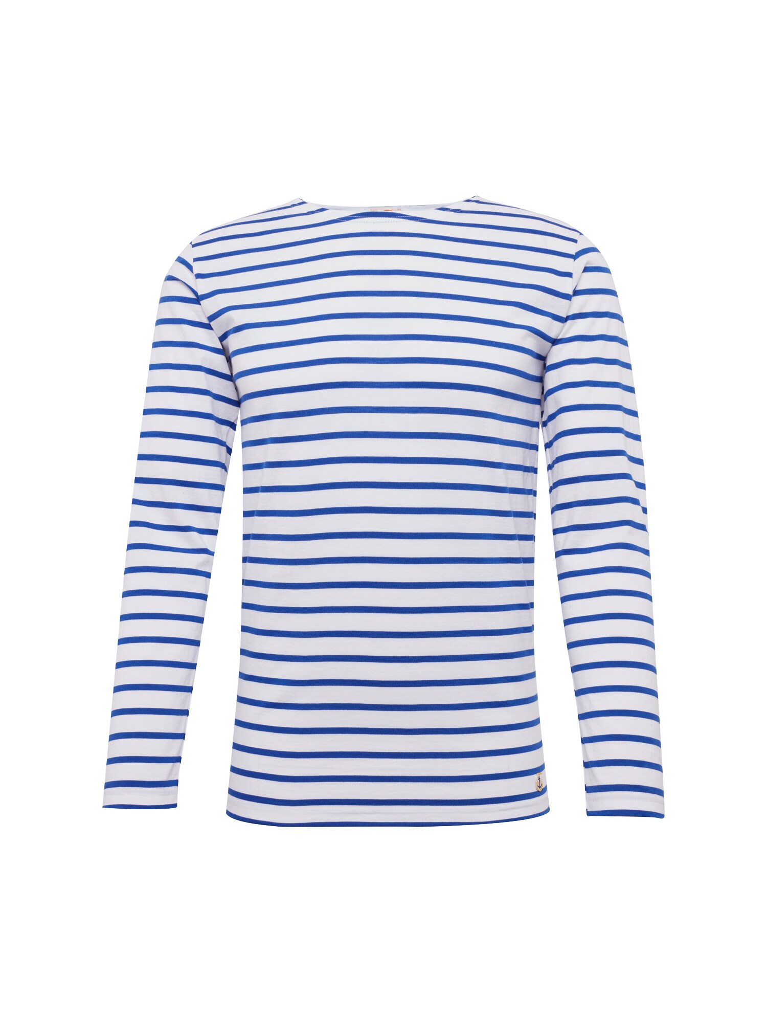 Armor Lux Heren Shirt Mariniere Plozevet Heritage Homme Blauw Wit armor lux kopen in de aanbieding