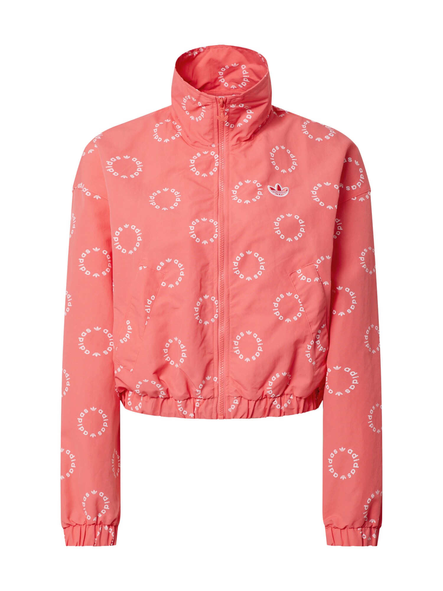 ADIDAS ORIGINALS Demisezoninė striukė  omarų spalva / balta