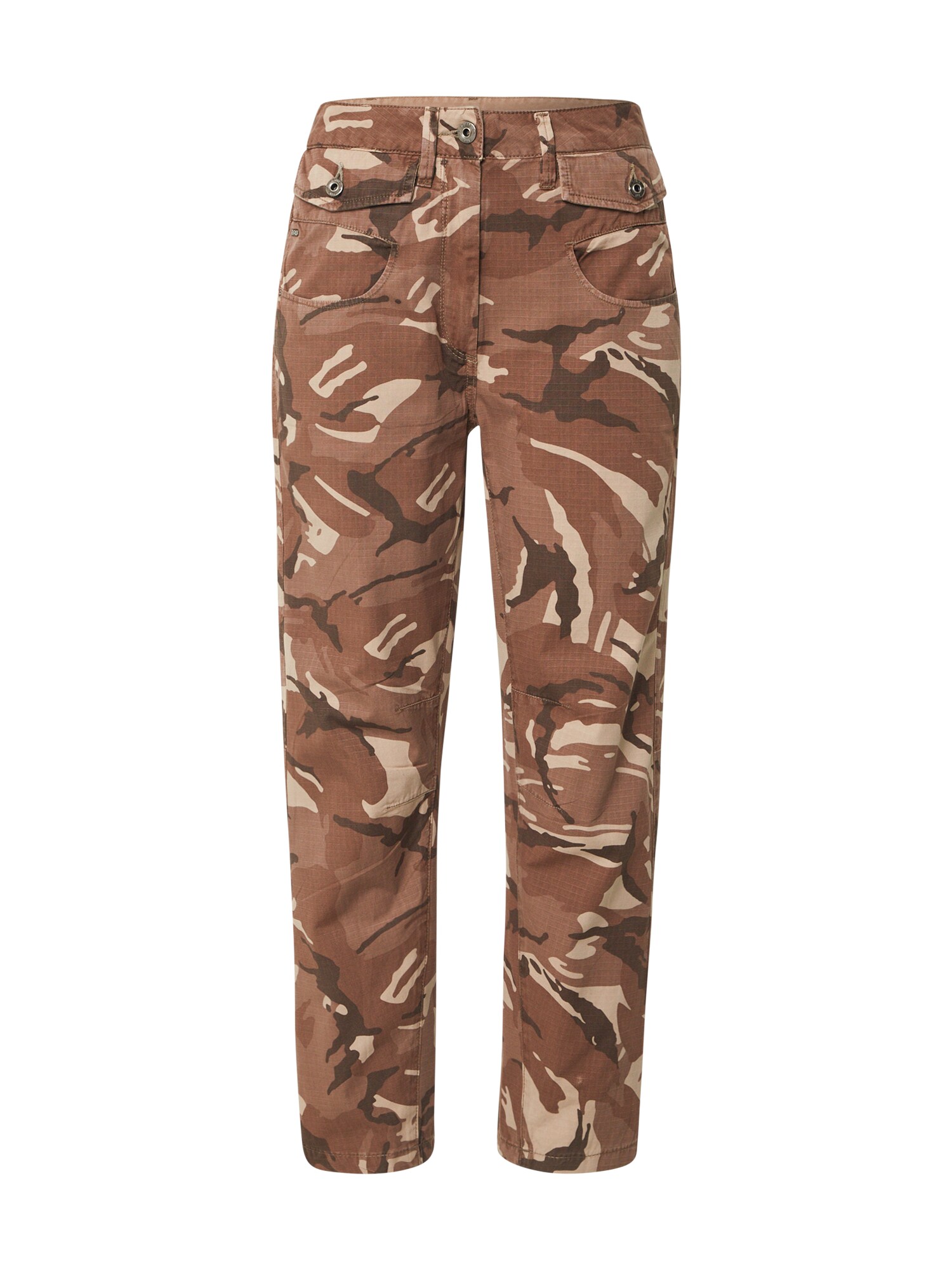 G-Star RAW Laisvo stiliaus kelnės 'Army Radar'  ruda / smėlio