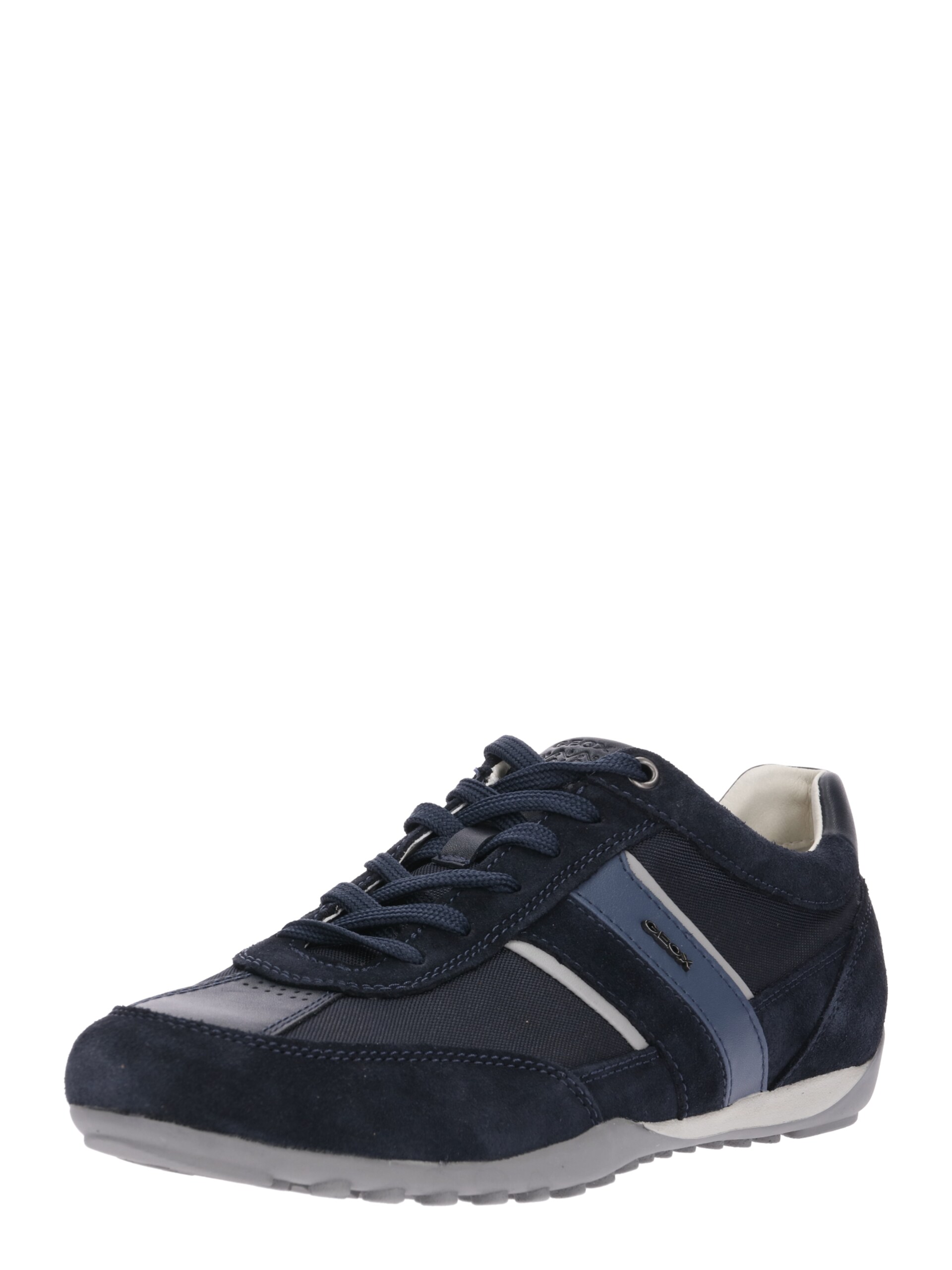GEOX Låg sneaker 'U WELLS' marinblå / duvblå sneakers herr