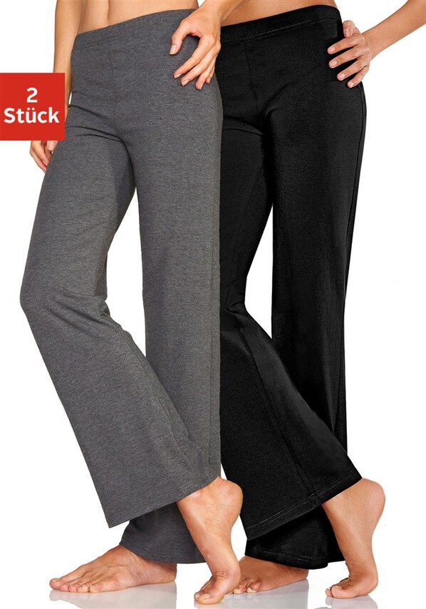 VIVANCE, Leggings, szürke & fekete, 4 kép a 5 közül