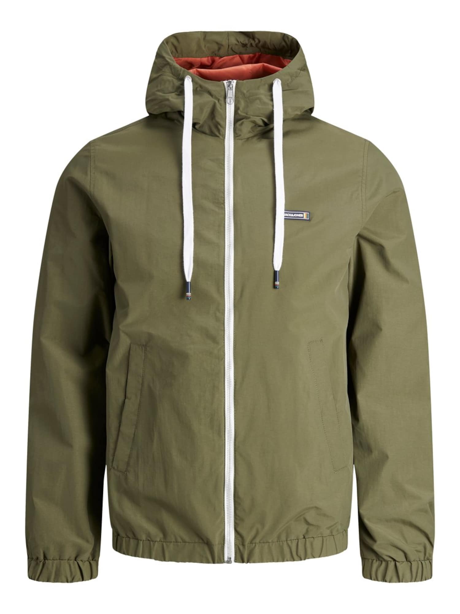 JACK & JONES Jacke weiß / oliv