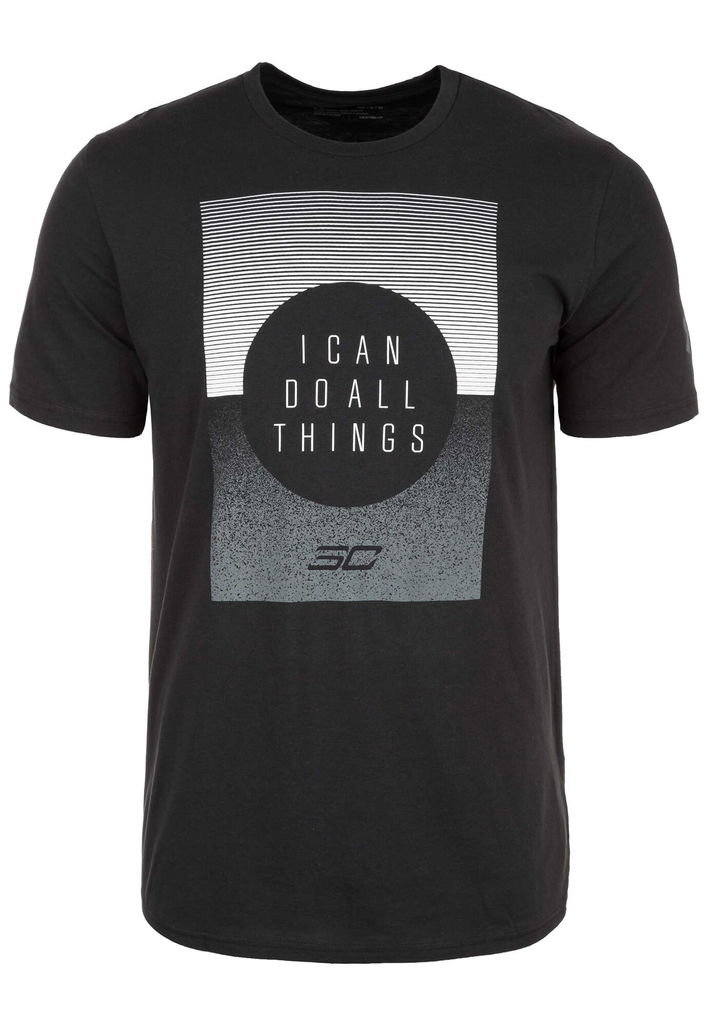 Under Armour Heren Functioneel Shirt Sc30 Icdat Eclipse Grijs Zwart Wit under armour kopen in de aanbieding