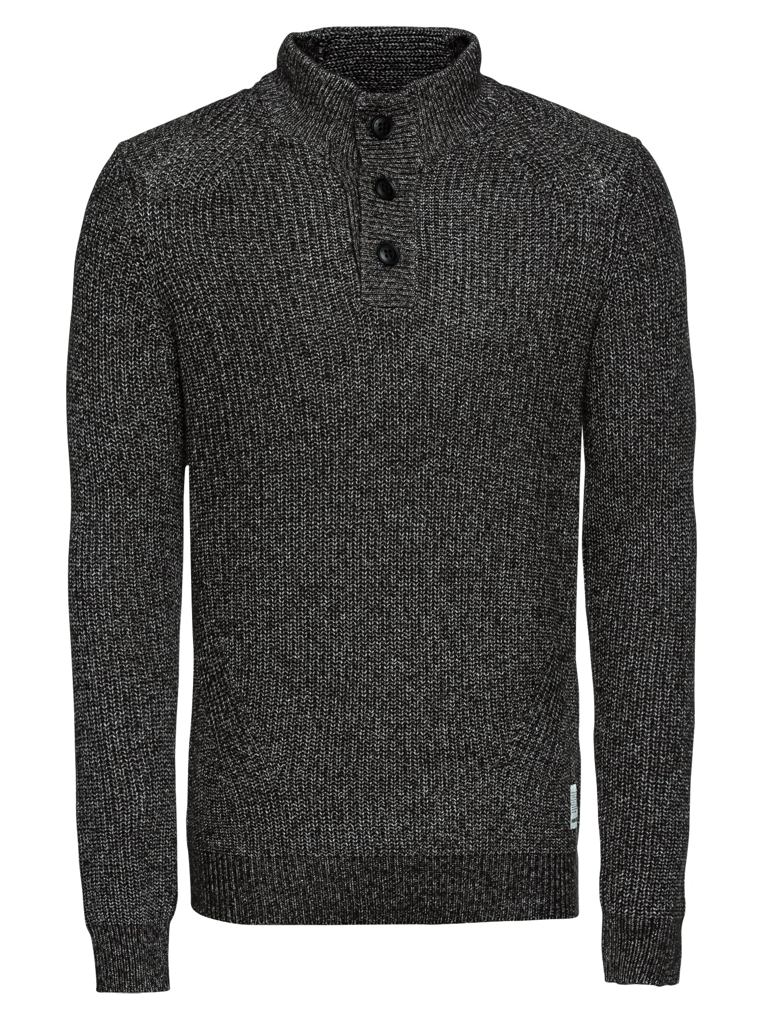 Soliver Red Label Heren Trui Troyer Zwart soliver red label kopen in de aanbieding