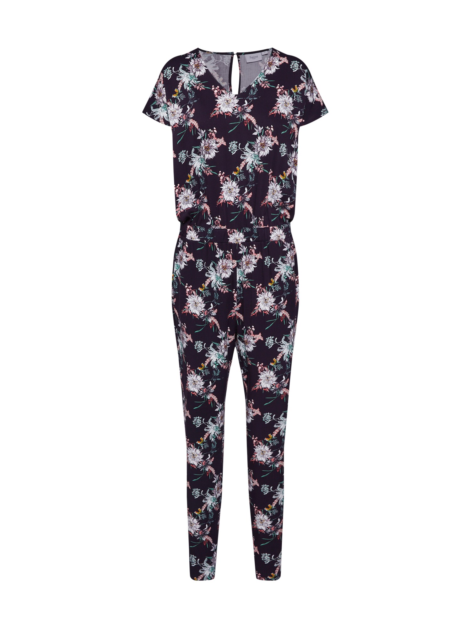 Saint Tropez Dames Jumpsuit Gemengde Kleuren Zwart saint tropez kopen in de aanbieding